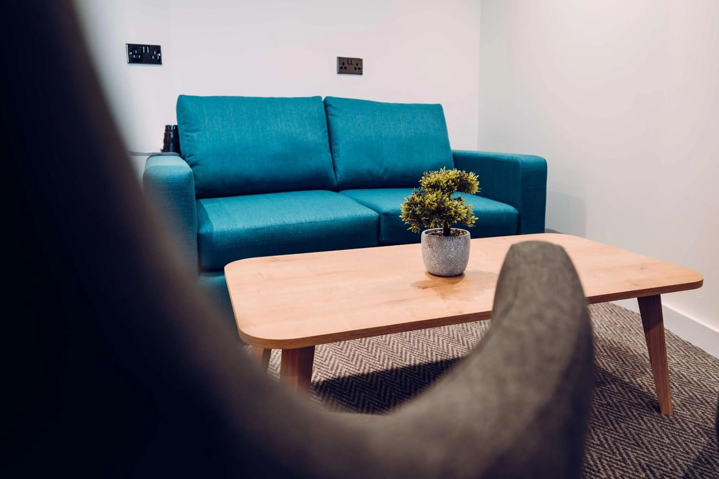 Living room in Hilton Garden Inn Manchester Emirates Old Trafford