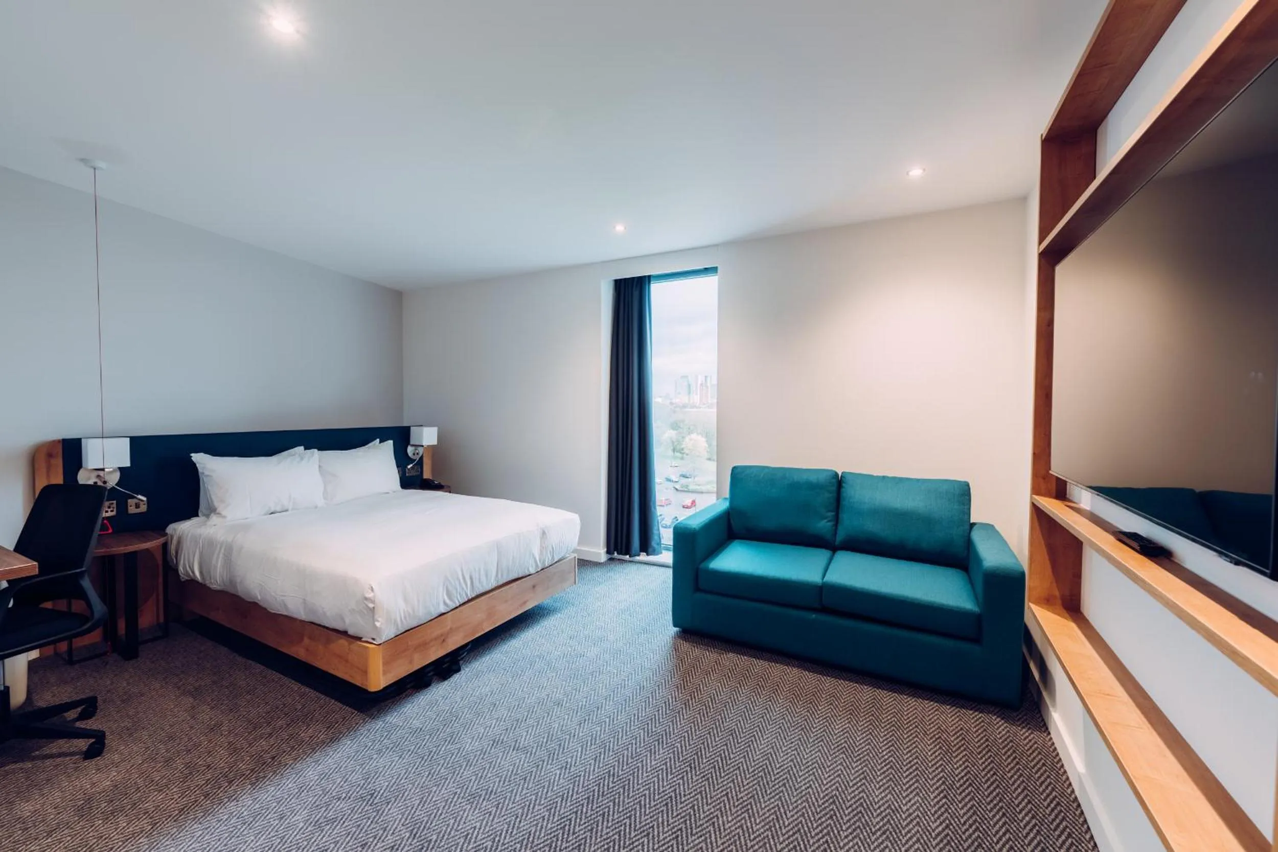 Bed in Hilton Garden Inn Manchester Emirates Old Trafford