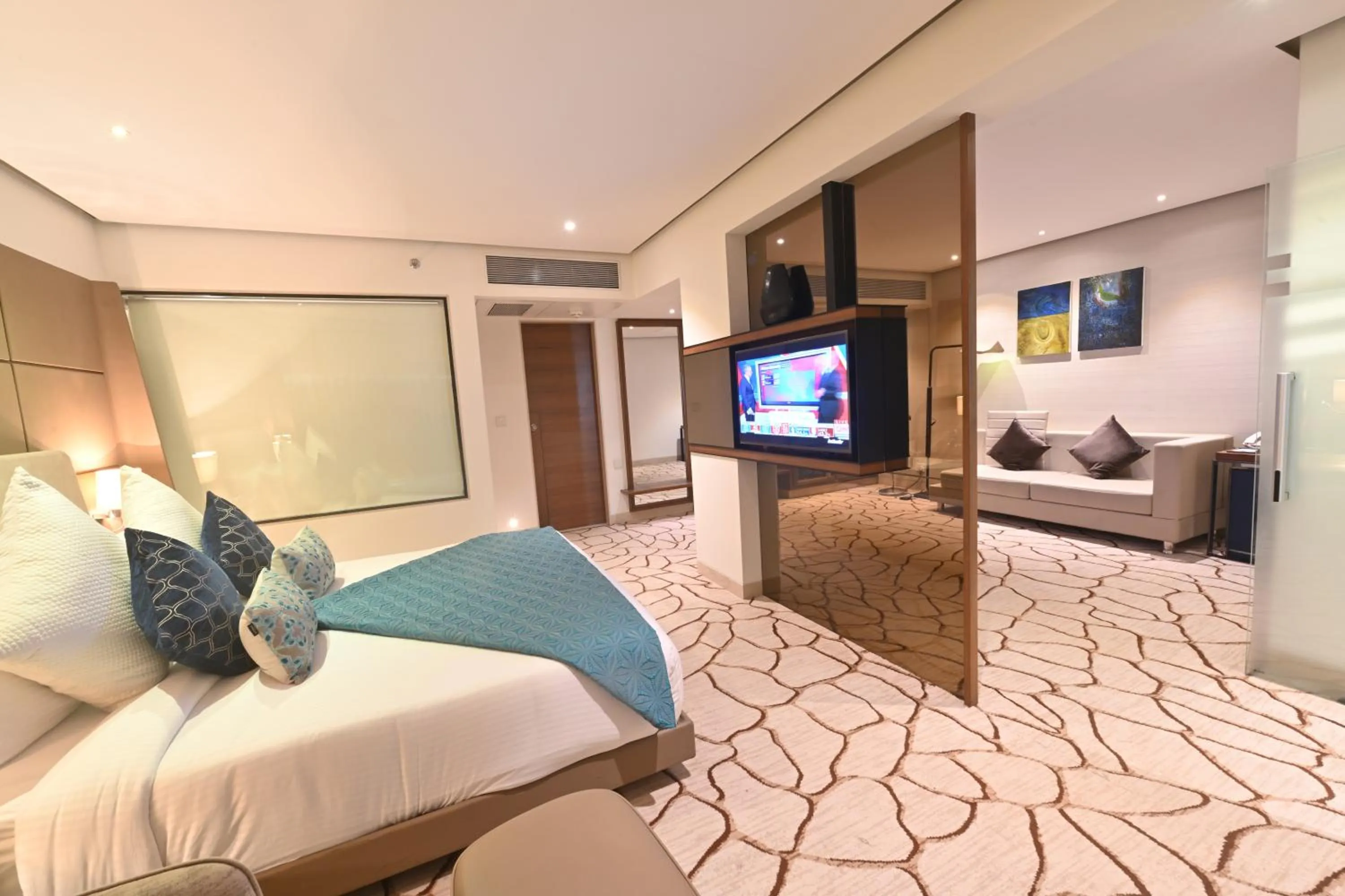 Bedroom, Bed in Sayaji Indore
