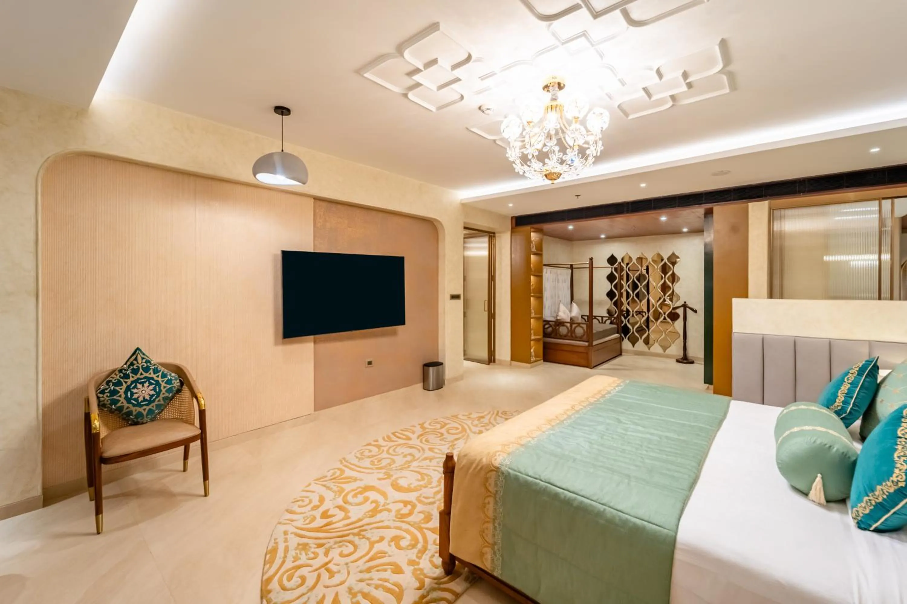 Bedroom, Bed in Sayaji Indore
