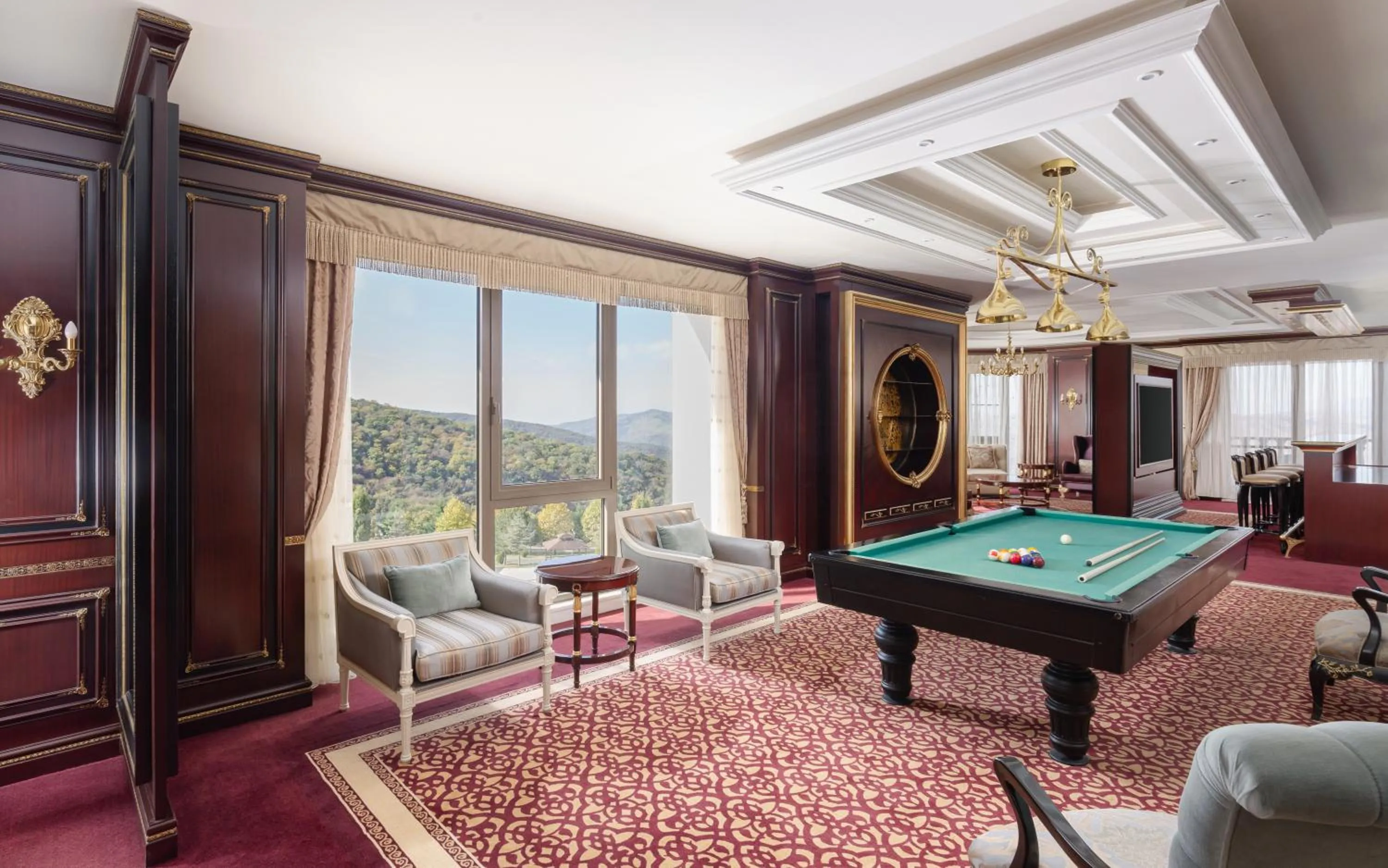 Living room in Shamakhi Palace Sharadil