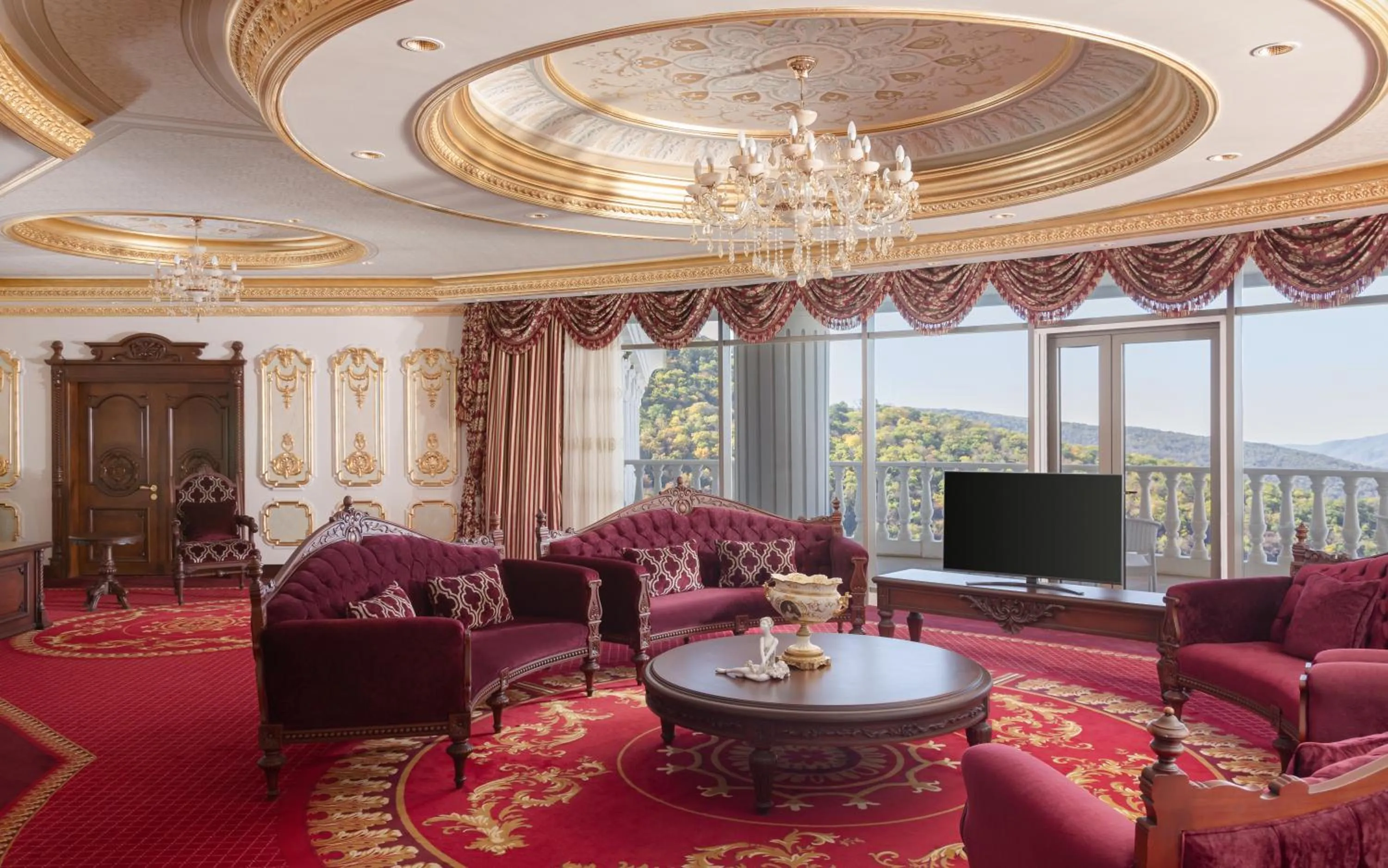 Living room in Shamakhi Palace Sharadil