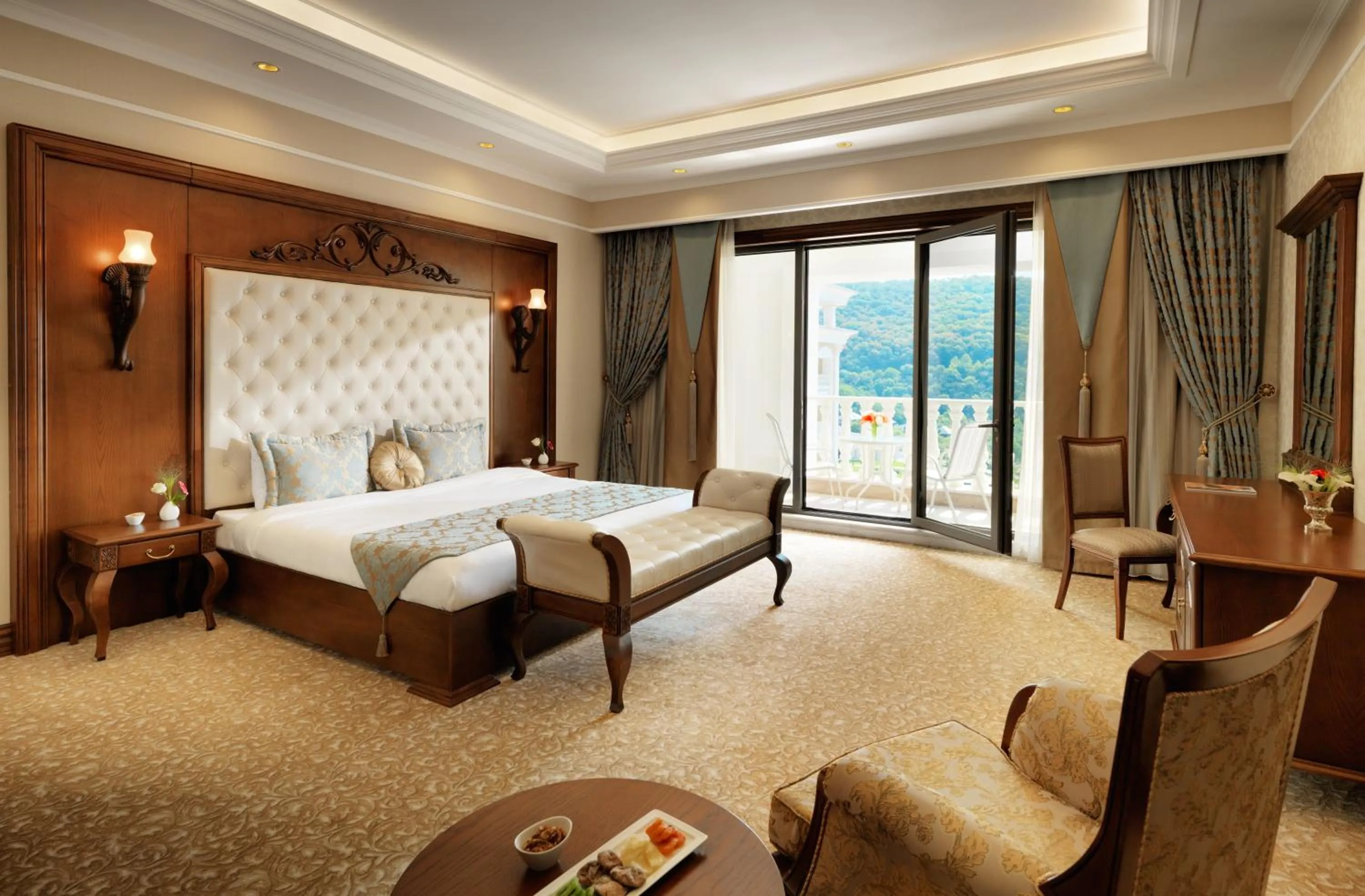 Living room, Bed in Shamakhi Palace Sharadil