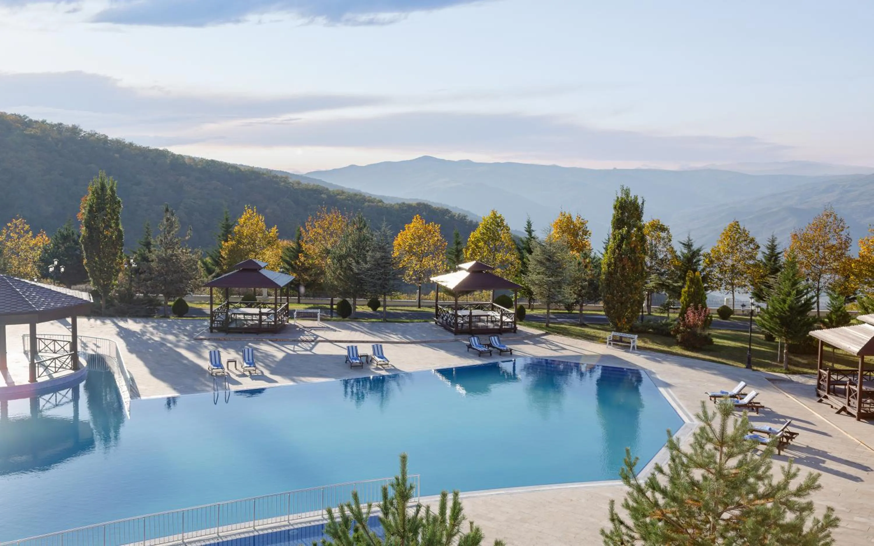 Swimming pool in Shamakhi Palace Sharadil
