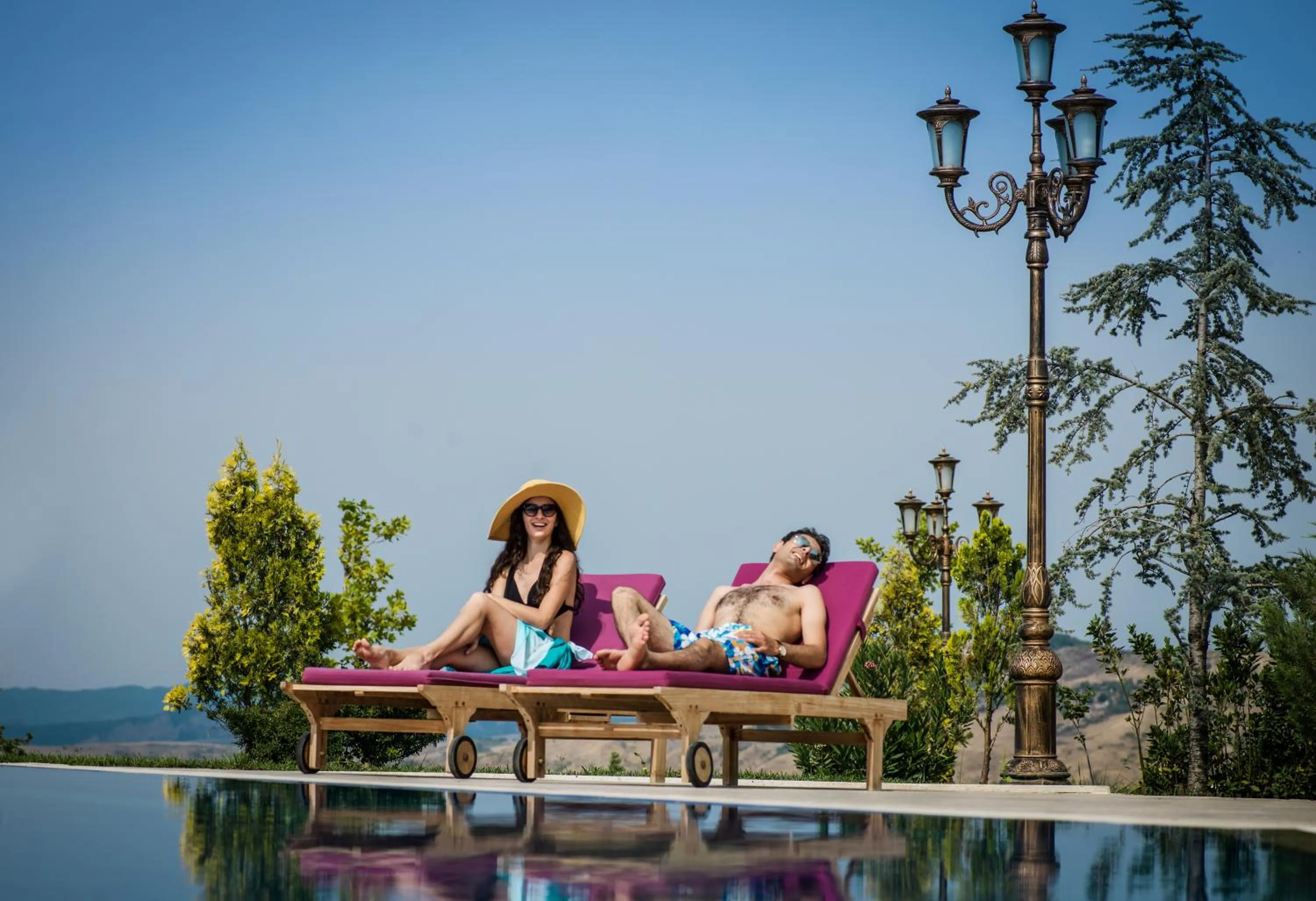 Aqua park in Shamakhi Palace Sharadil