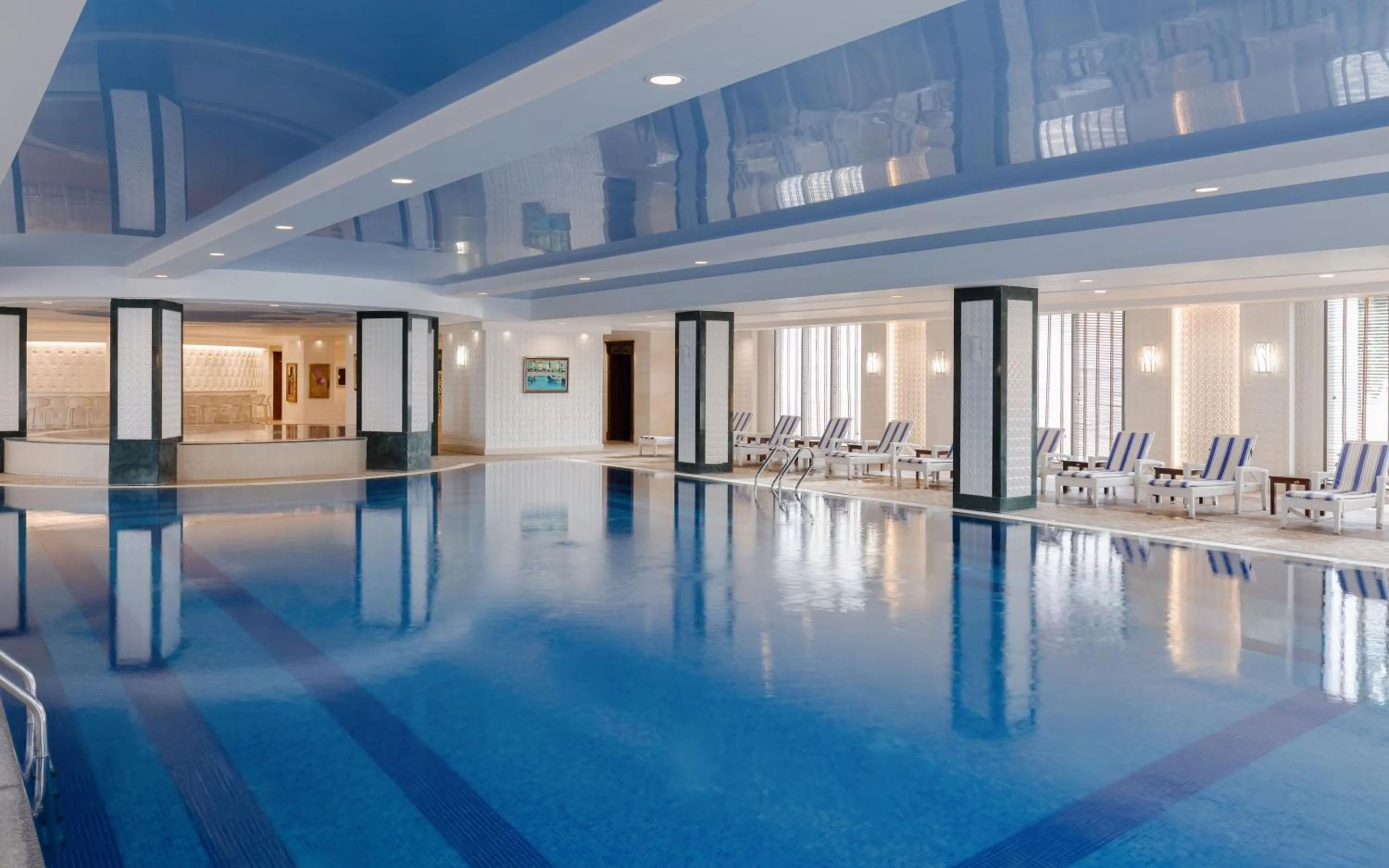 Swimming pool in Shamakhi Palace Sharadil