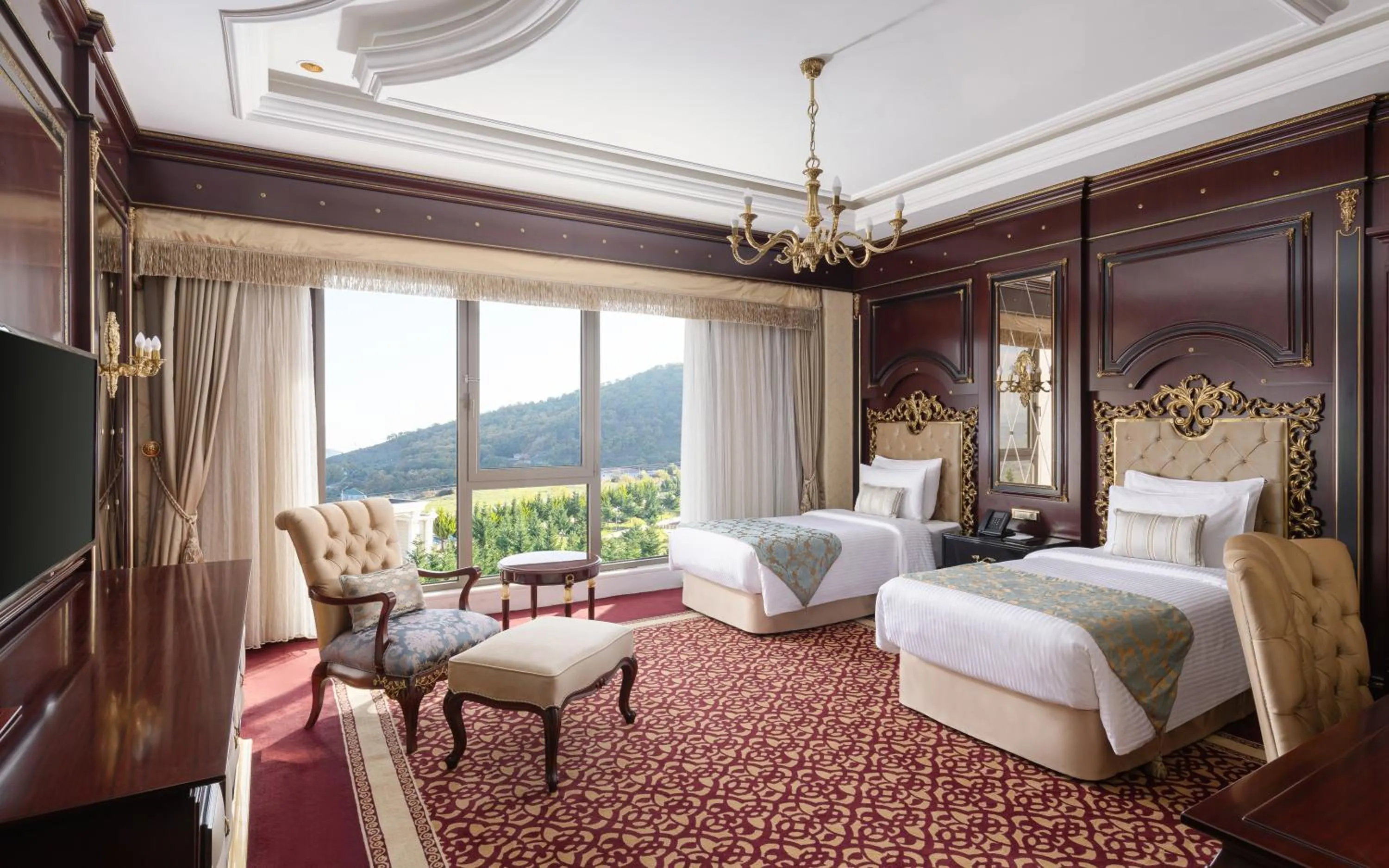 Bedroom, Bed in Shamakhi Palace Sharadil