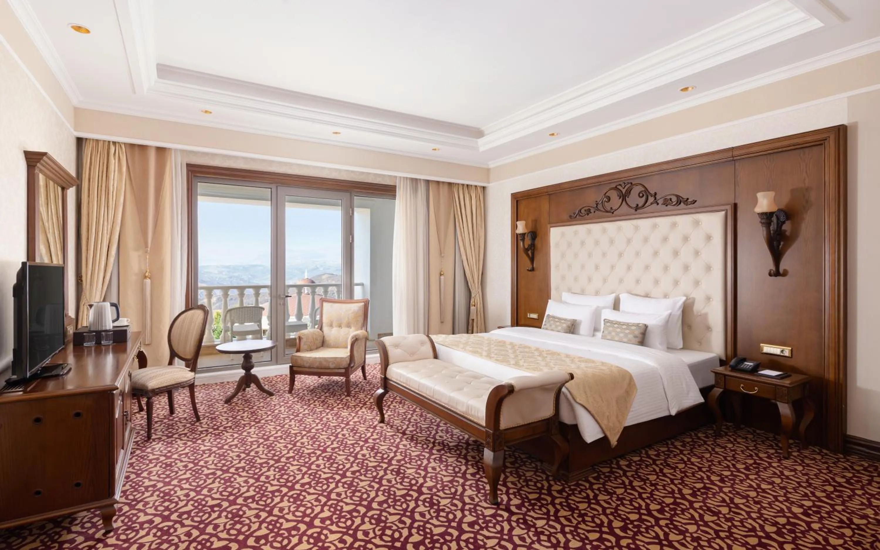 Bedroom, Bed in Shamakhi Palace Sharadil