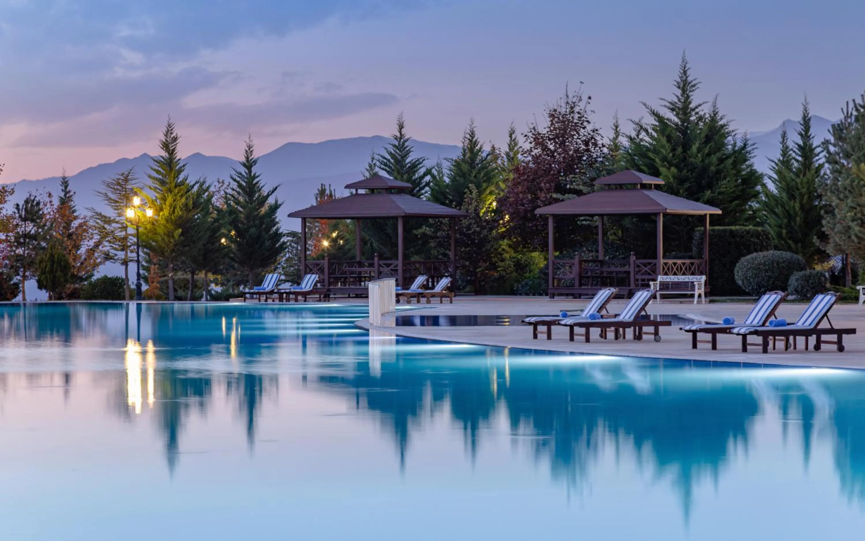 Swimming pool in Shamakhi Palace Sharadil
