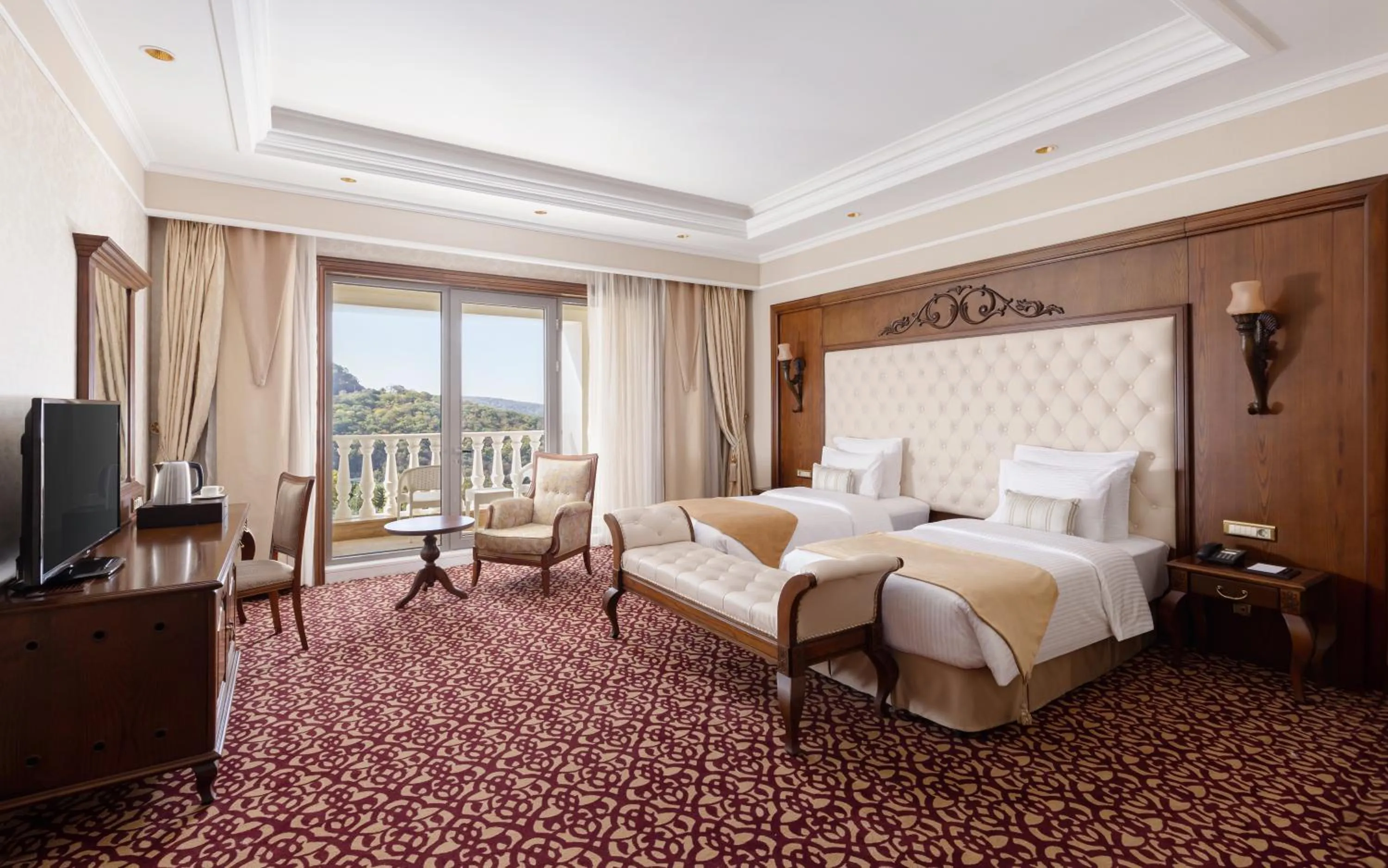 Bedroom, Bed in Shamakhi Palace Sharadil