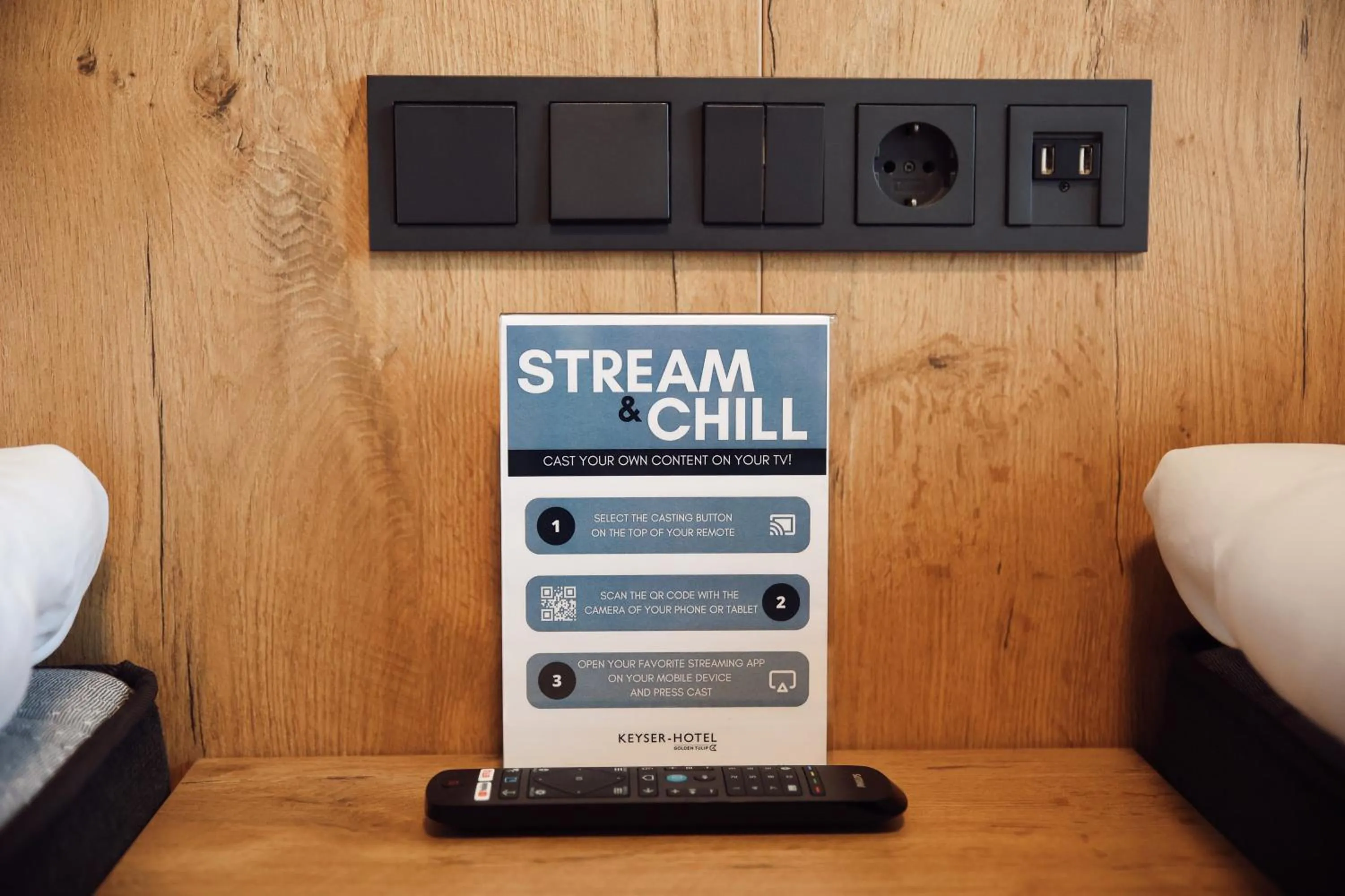 TV and multimedia in Hotel Keyser Breda