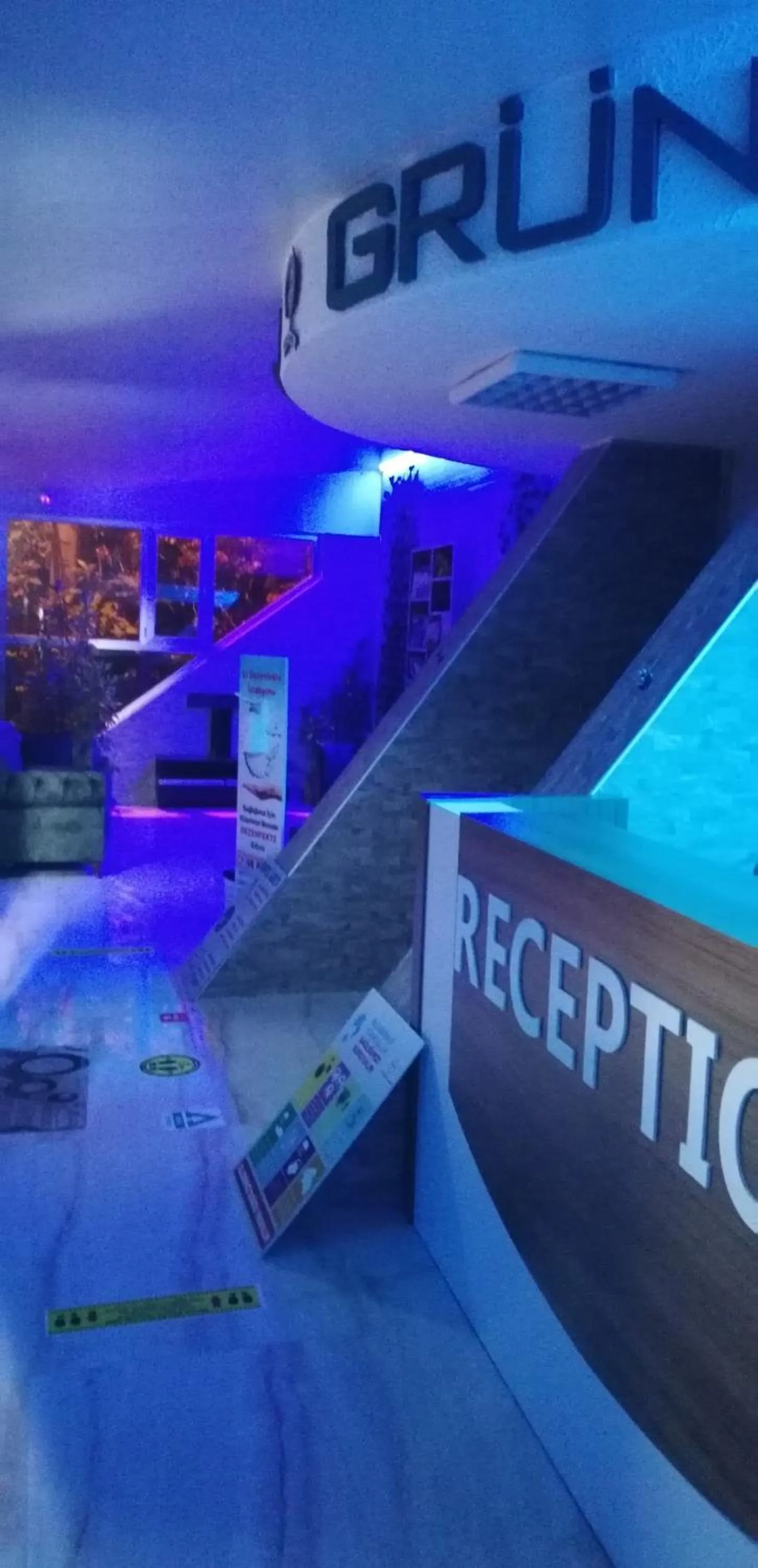 Lobby or reception in Hotel Grün