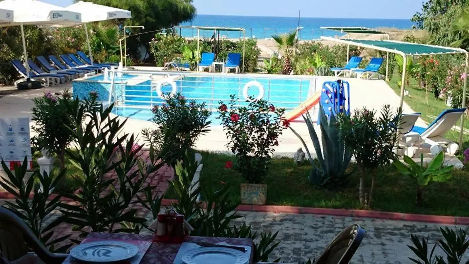 Pool view in Hotel Grün