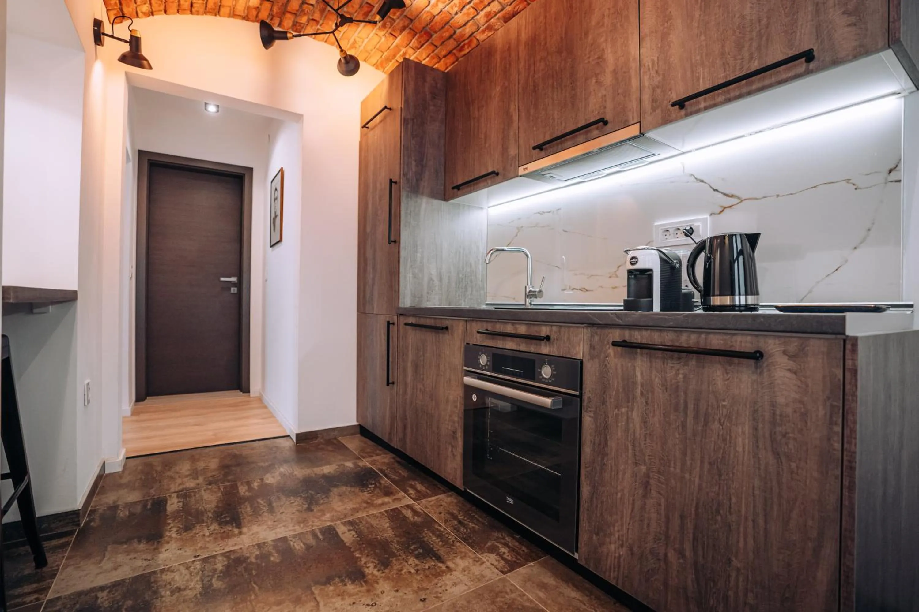 Kitchen or kitchenette in Villa Pupin SARAISTE