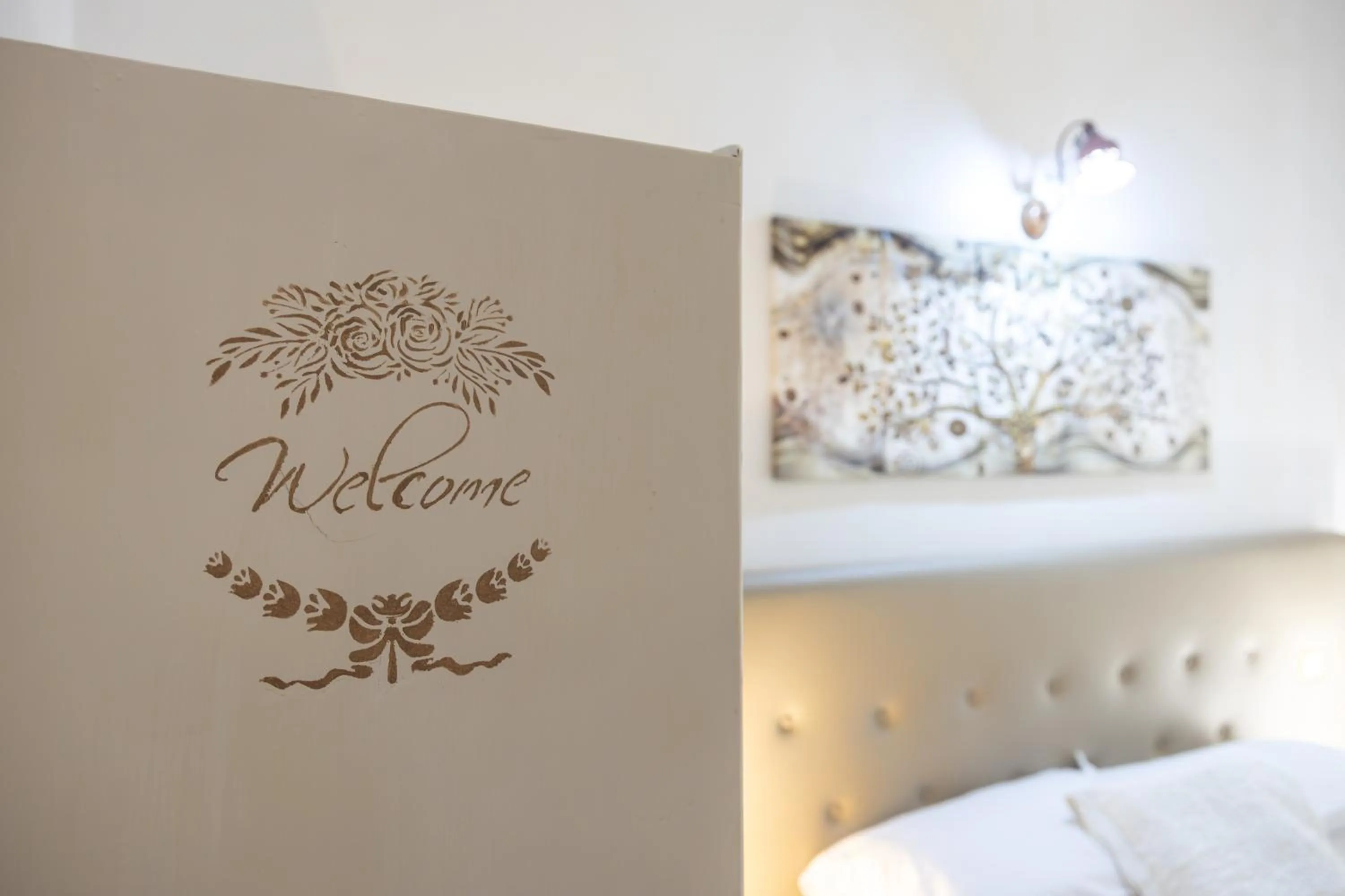 Decorative detail, Bed in Casa Lollobrigida