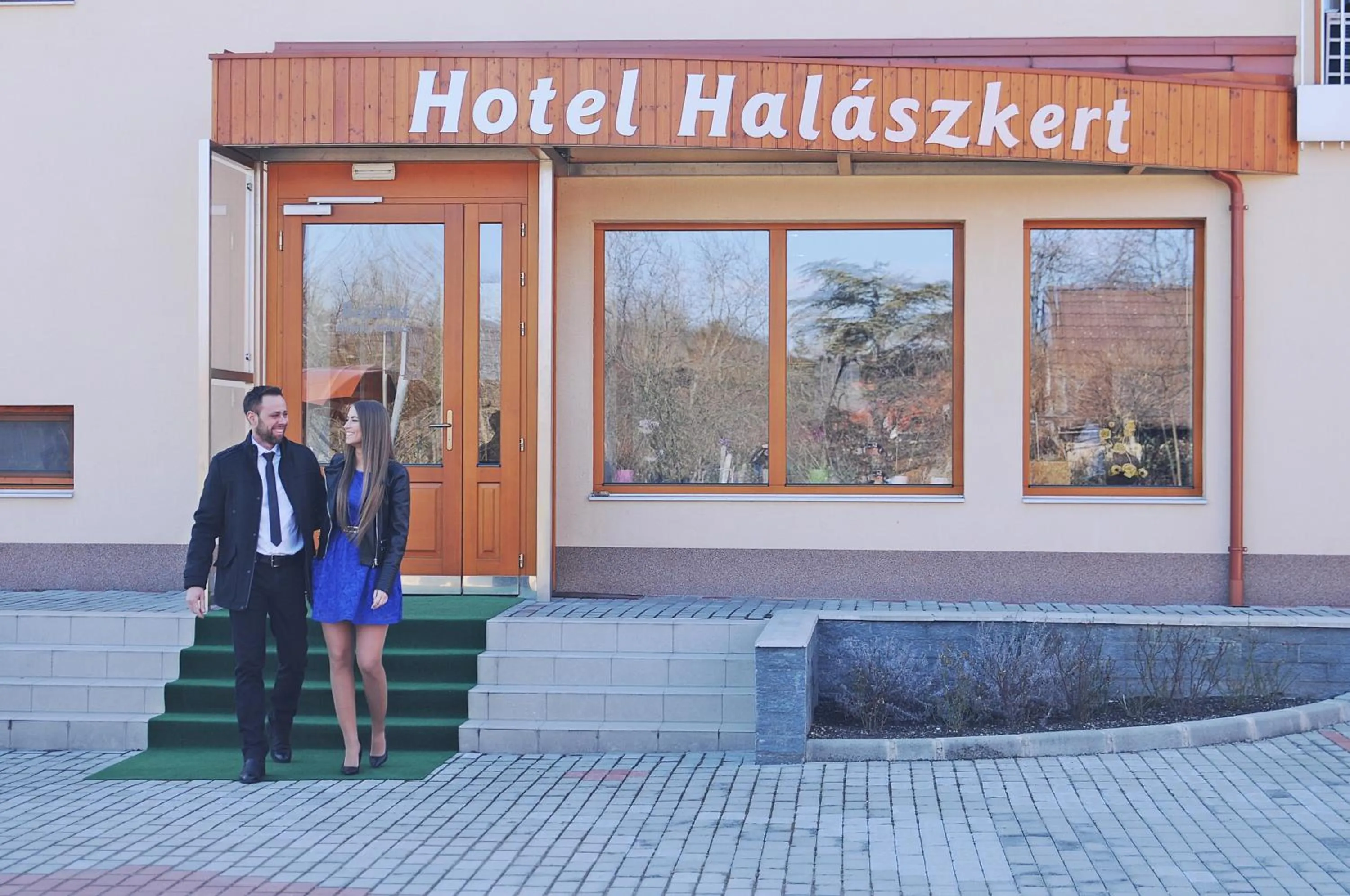 Facade/entrance in Hotel Halászkert Badacsony