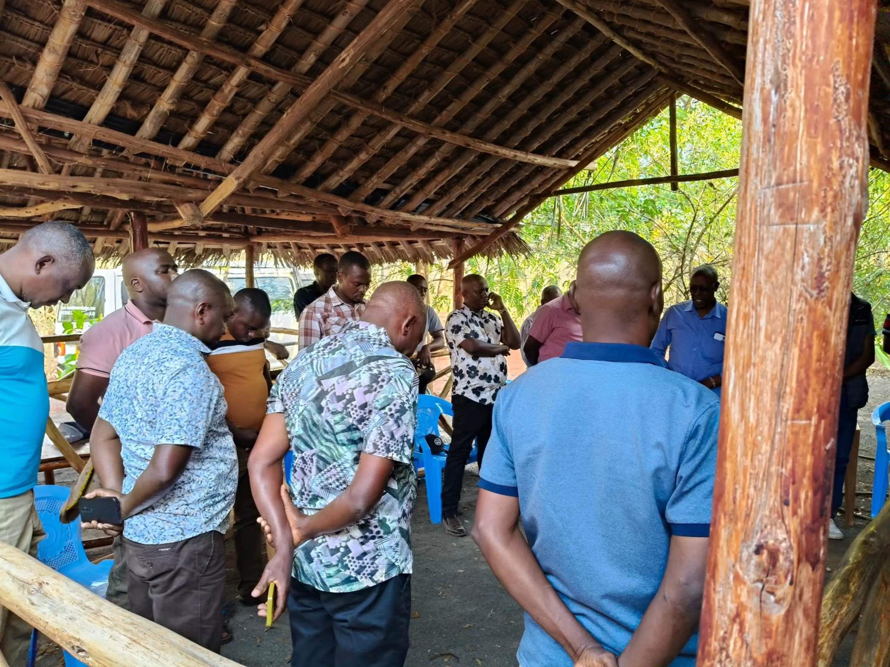 group of guests in Tausa Tsavo Eco Lodge