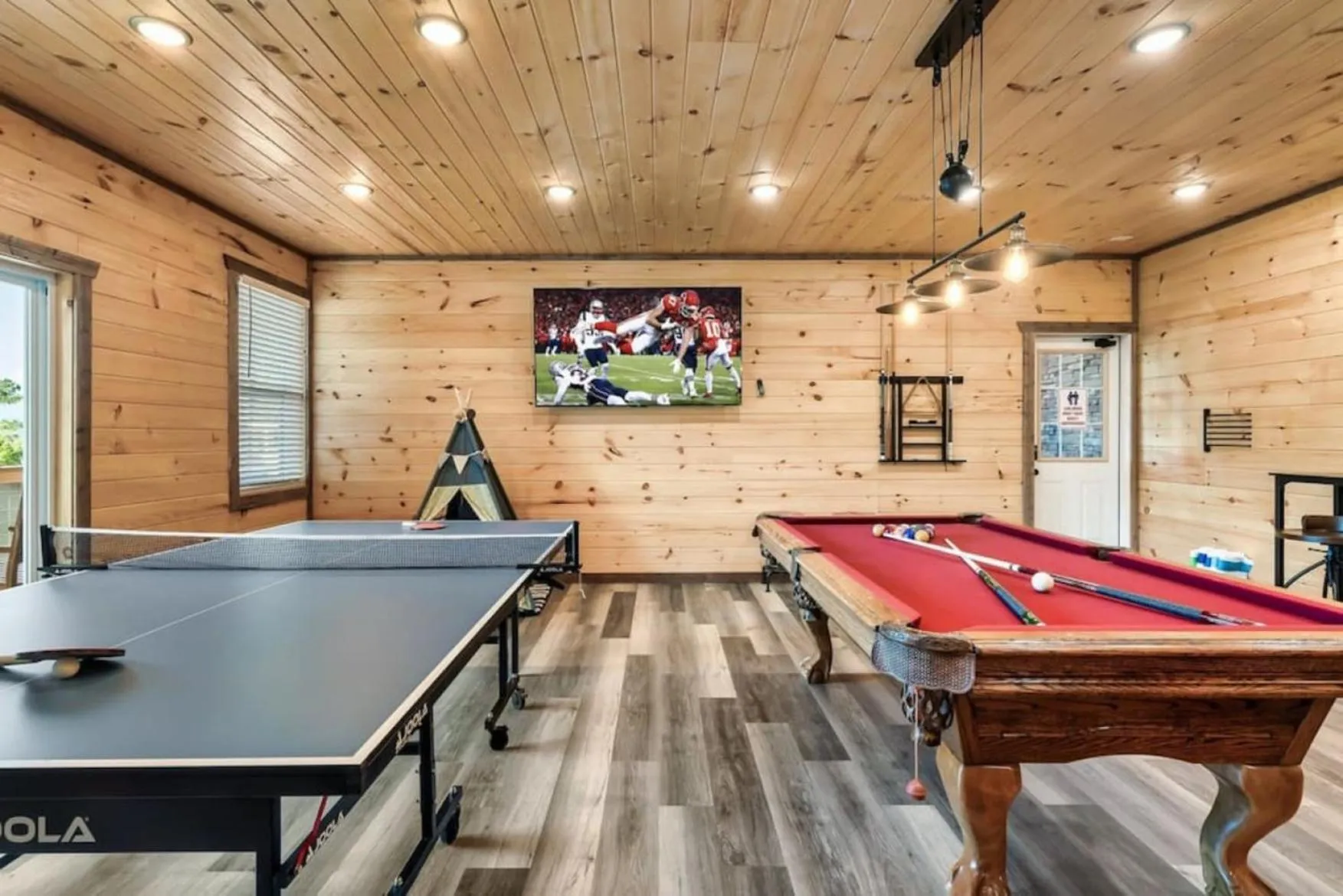 Billiard in Tranquil Mountain Getaway By Ghosal Luxury Lodging