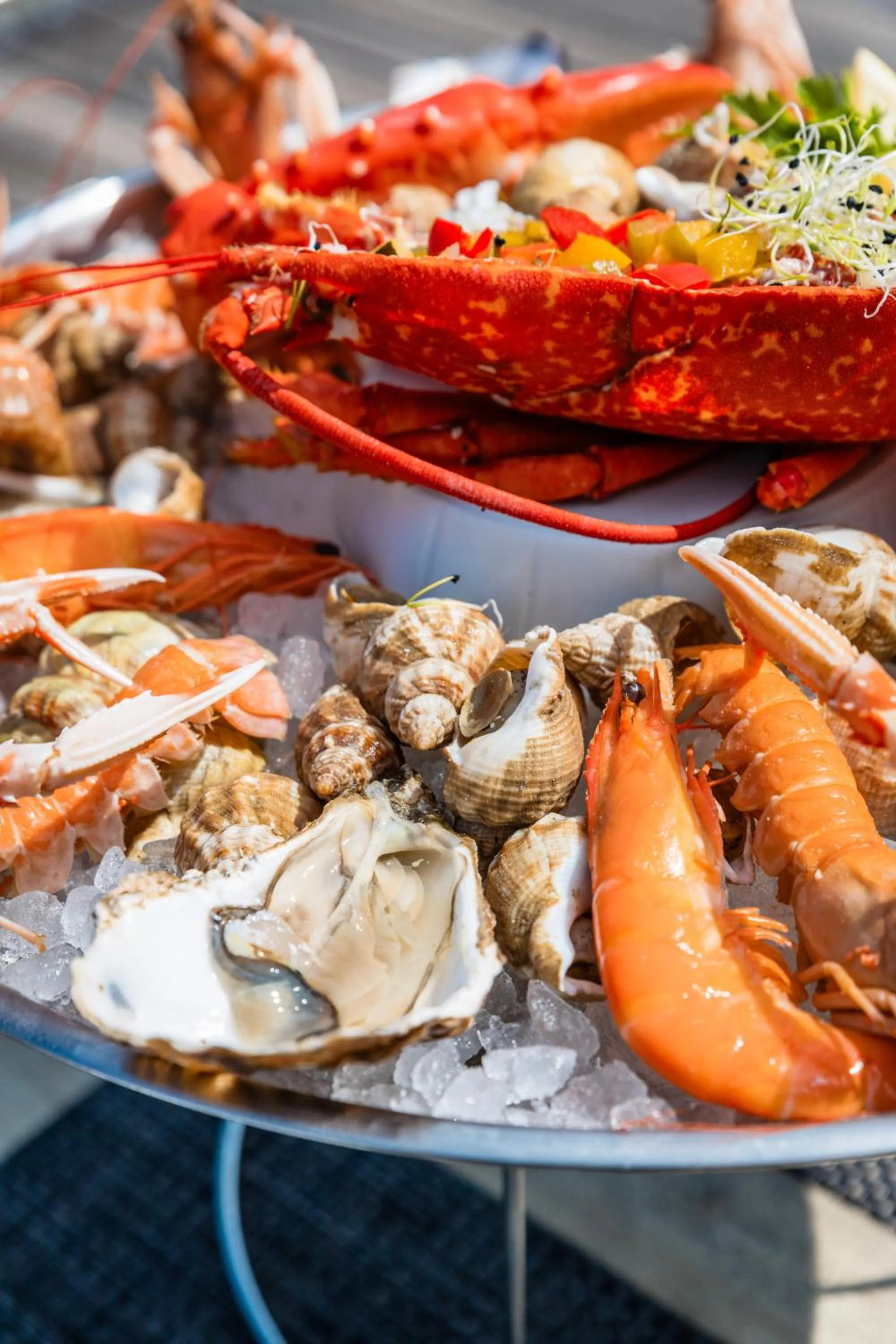 Food in Le Grand Hôtel de la Marine "face à la mer"