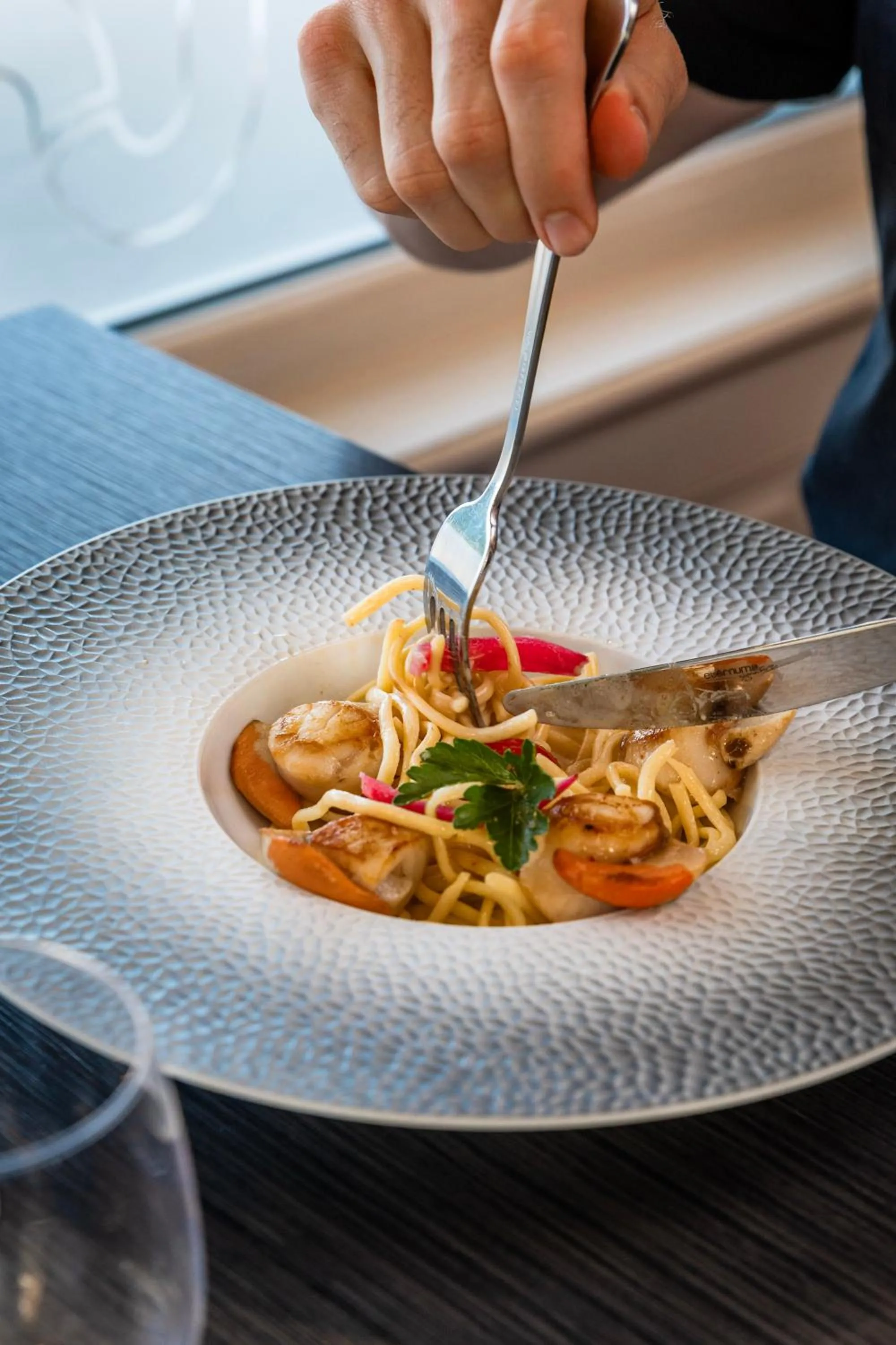 Food in Le Grand Hôtel de la Marine "face à la mer"