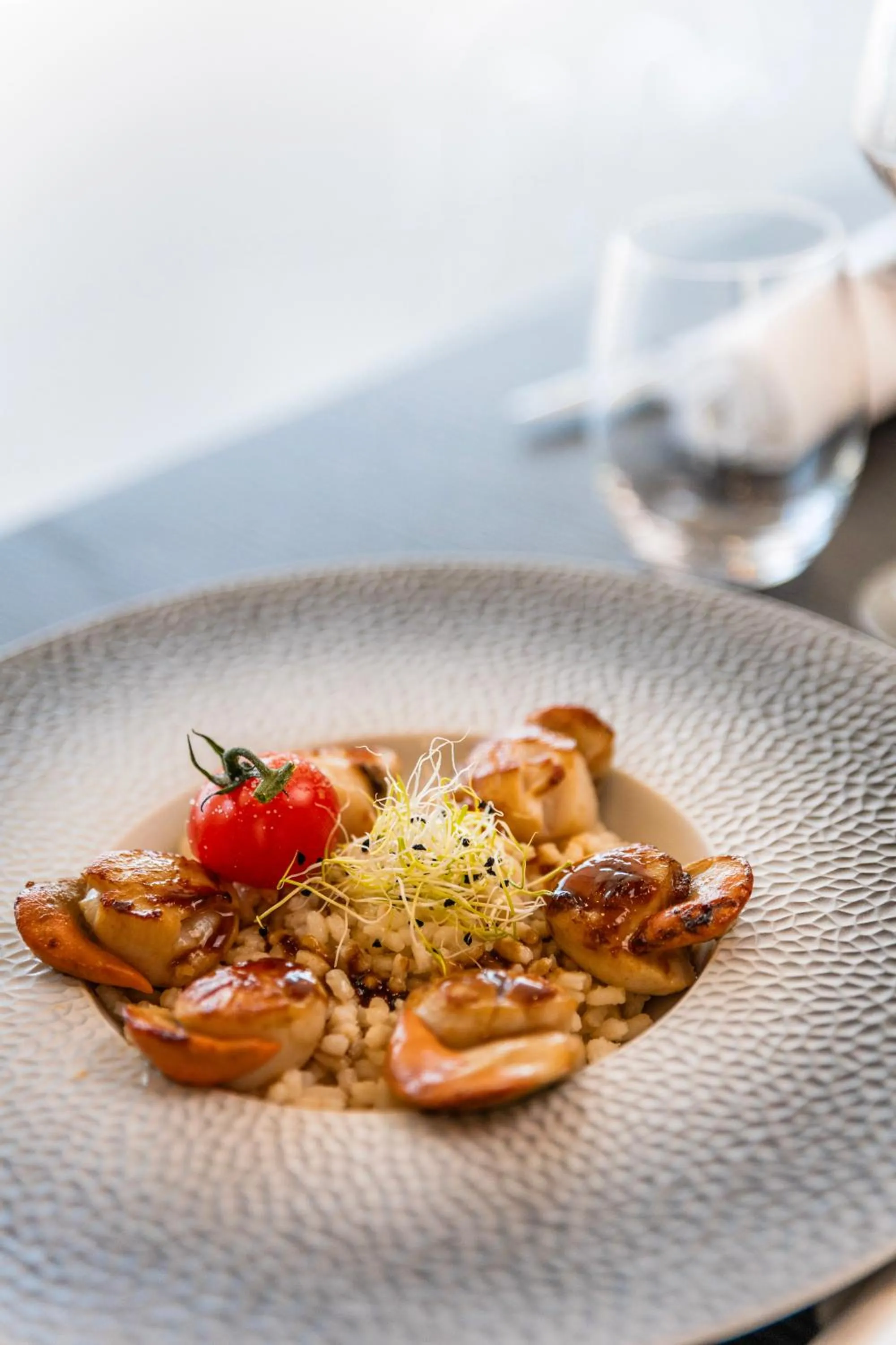 Food in Le Grand Hôtel de la Marine "face à la mer"