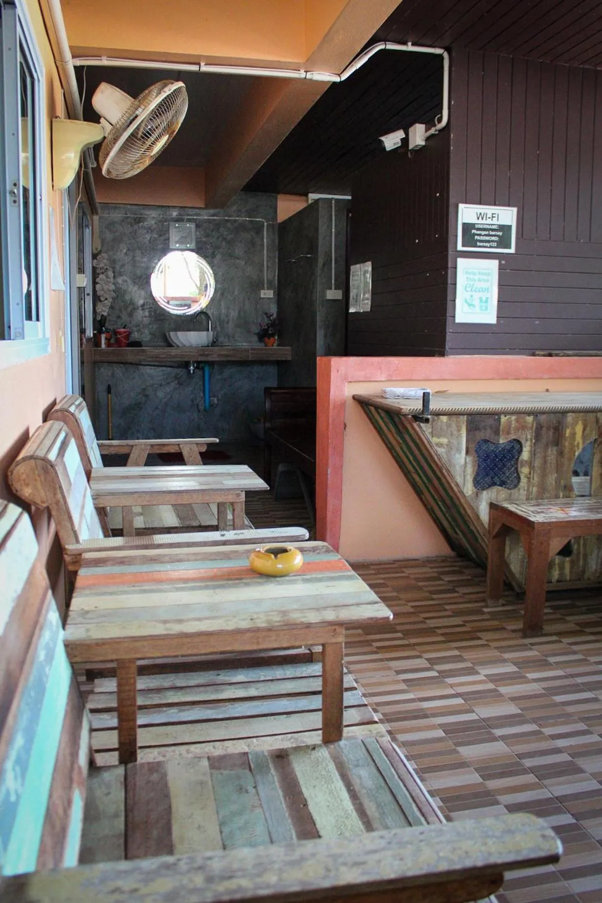 Balcony/Terrace in Phangan Barsay Hostel