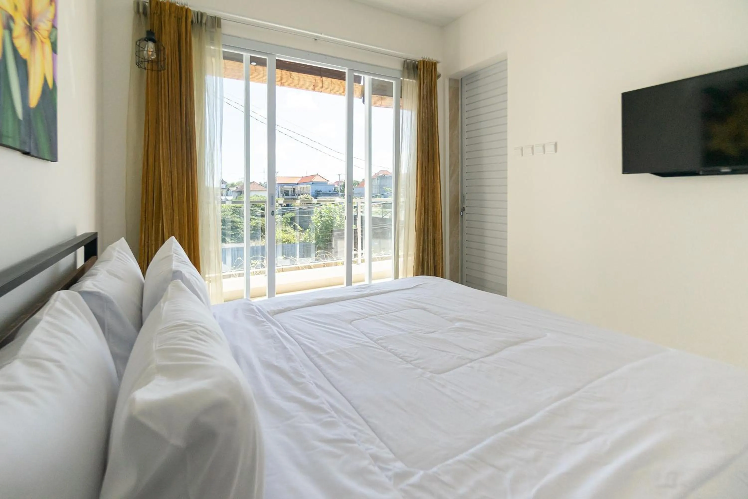 Bed in Villa Berlian Kuta