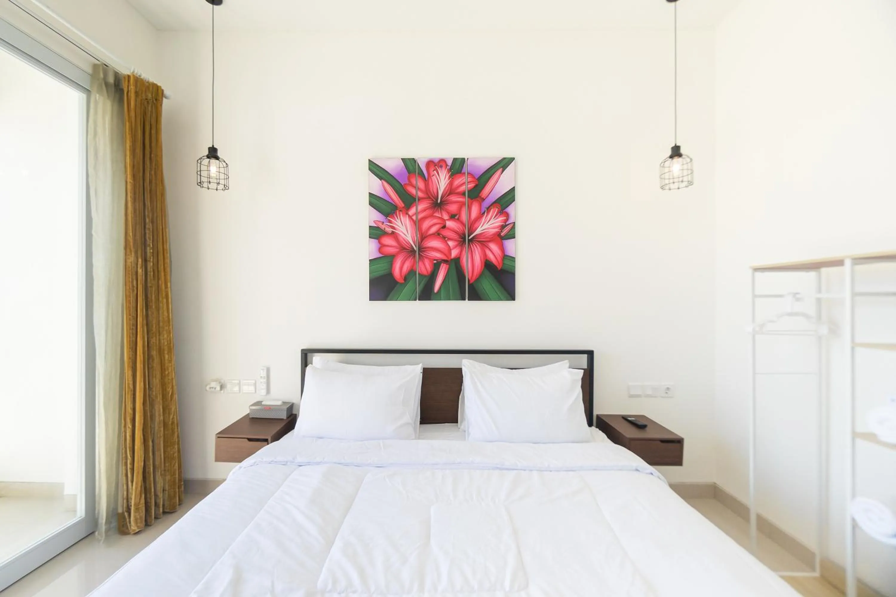 Bed in Villa Berlian Kuta