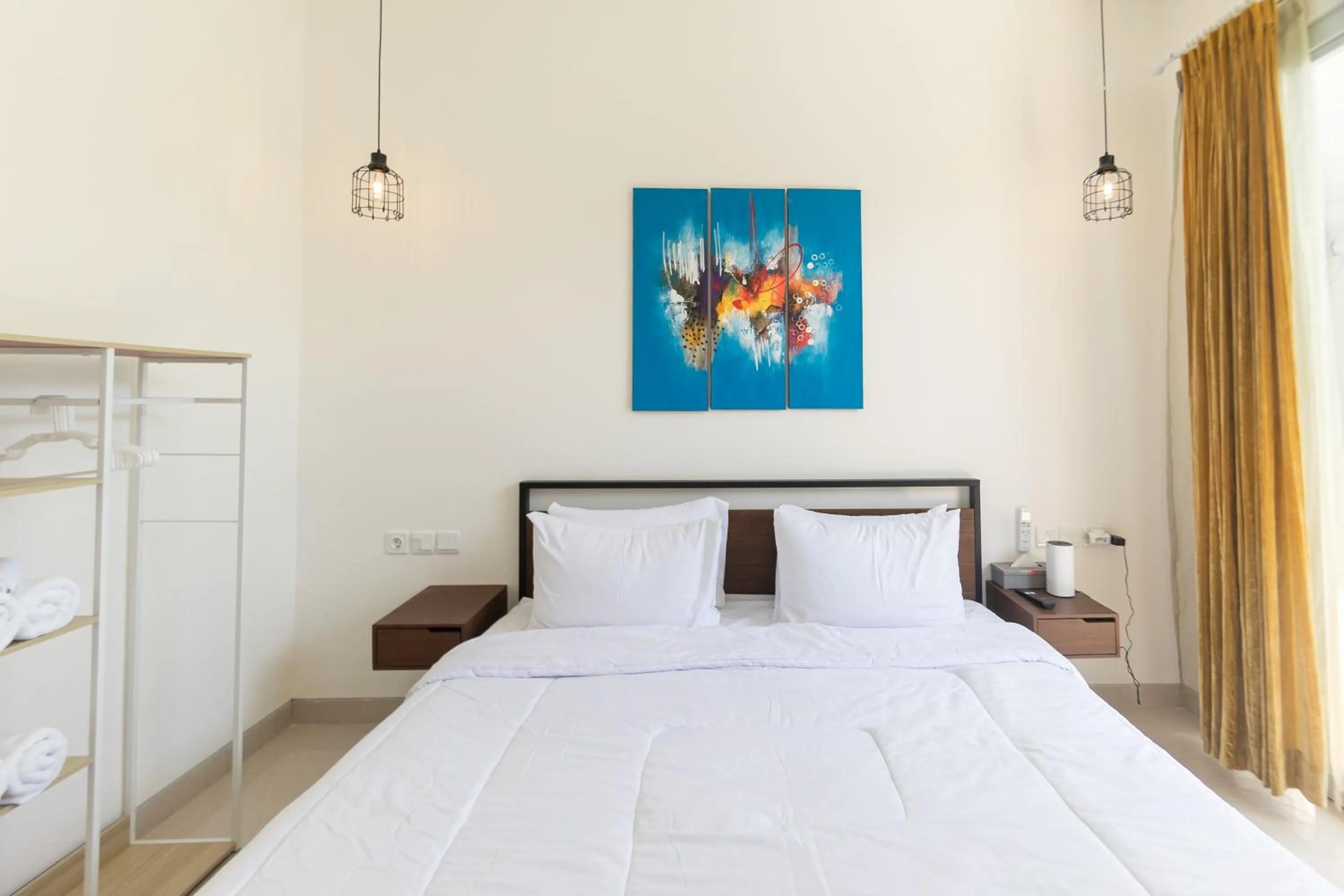 Bed in Villa Berlian Kuta