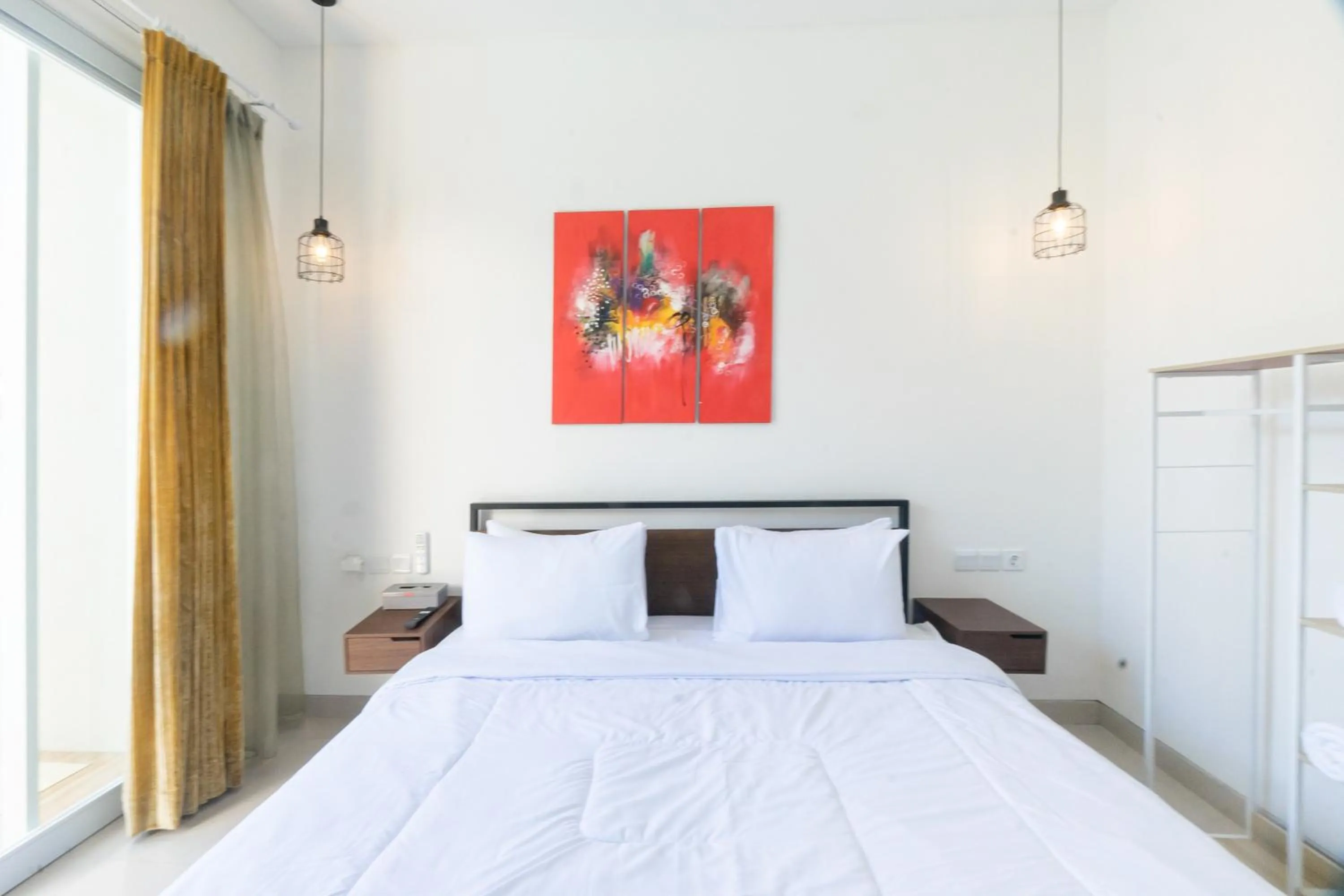 Bed in Villa Berlian Kuta