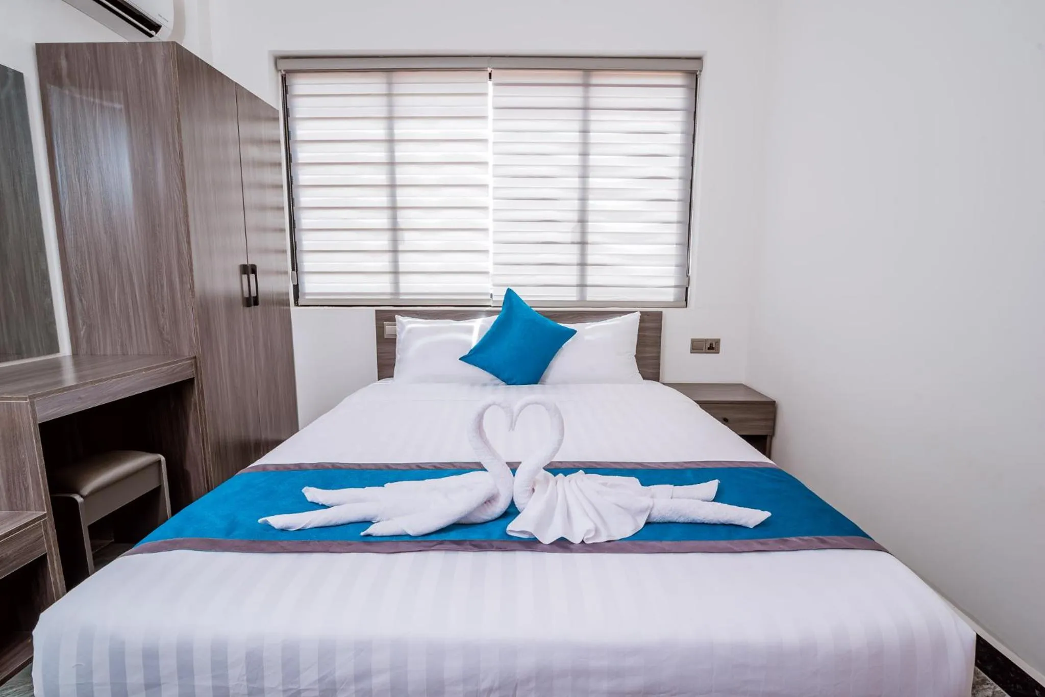 Bed in A&J Kampot Boutique