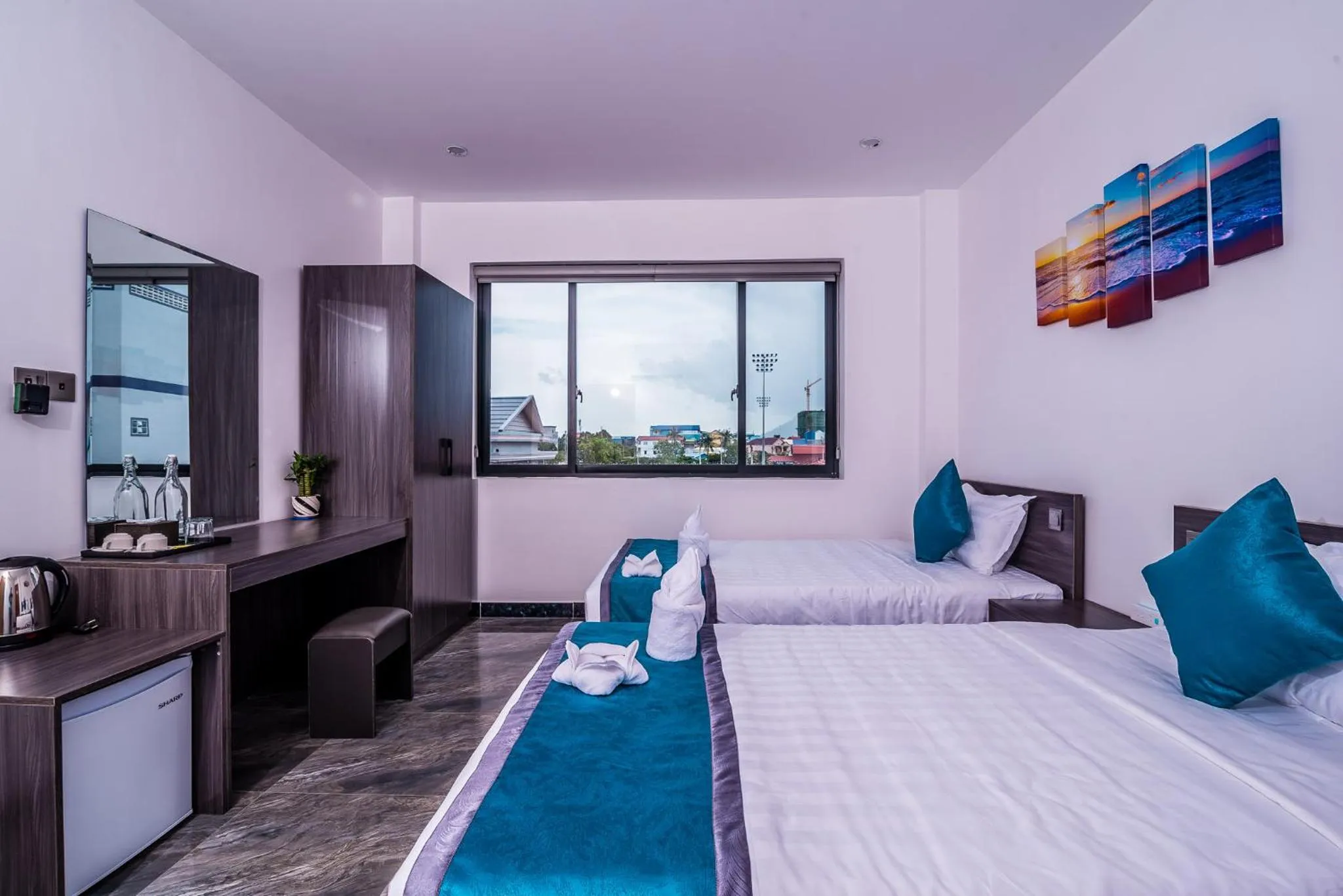 Bed in A&J Kampot Boutique