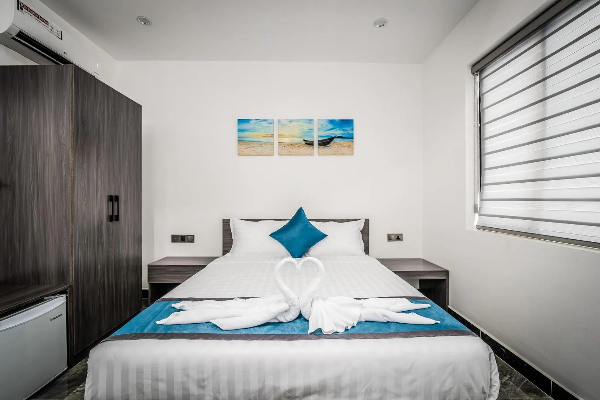 Bed in A&J Kampot Boutique