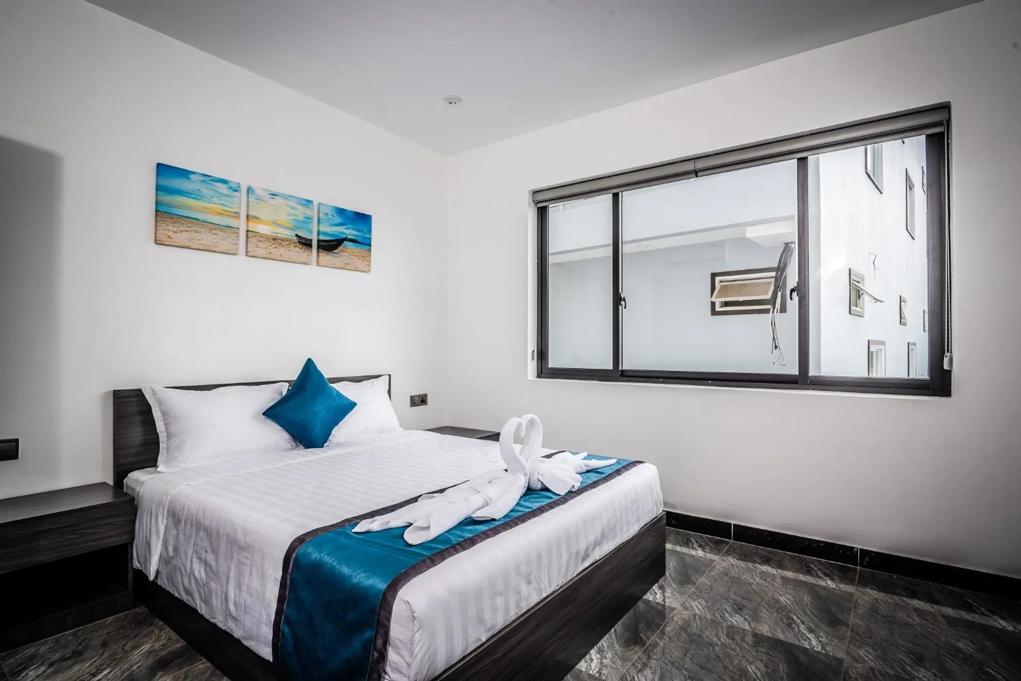 Bed in A&J Kampot Boutique