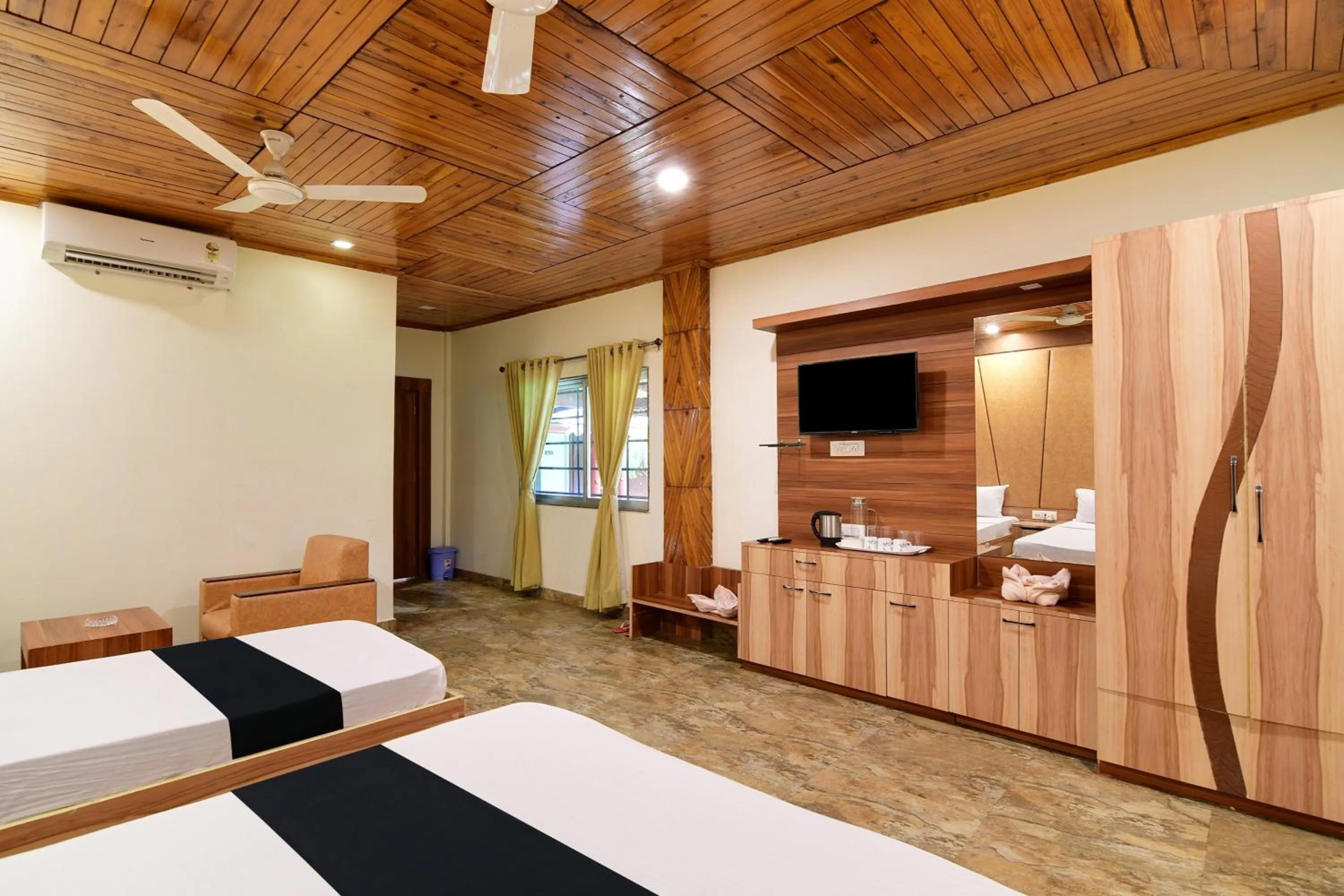 Bedroom, Bed in Townhouse OAK Gorumara Jungle Resort