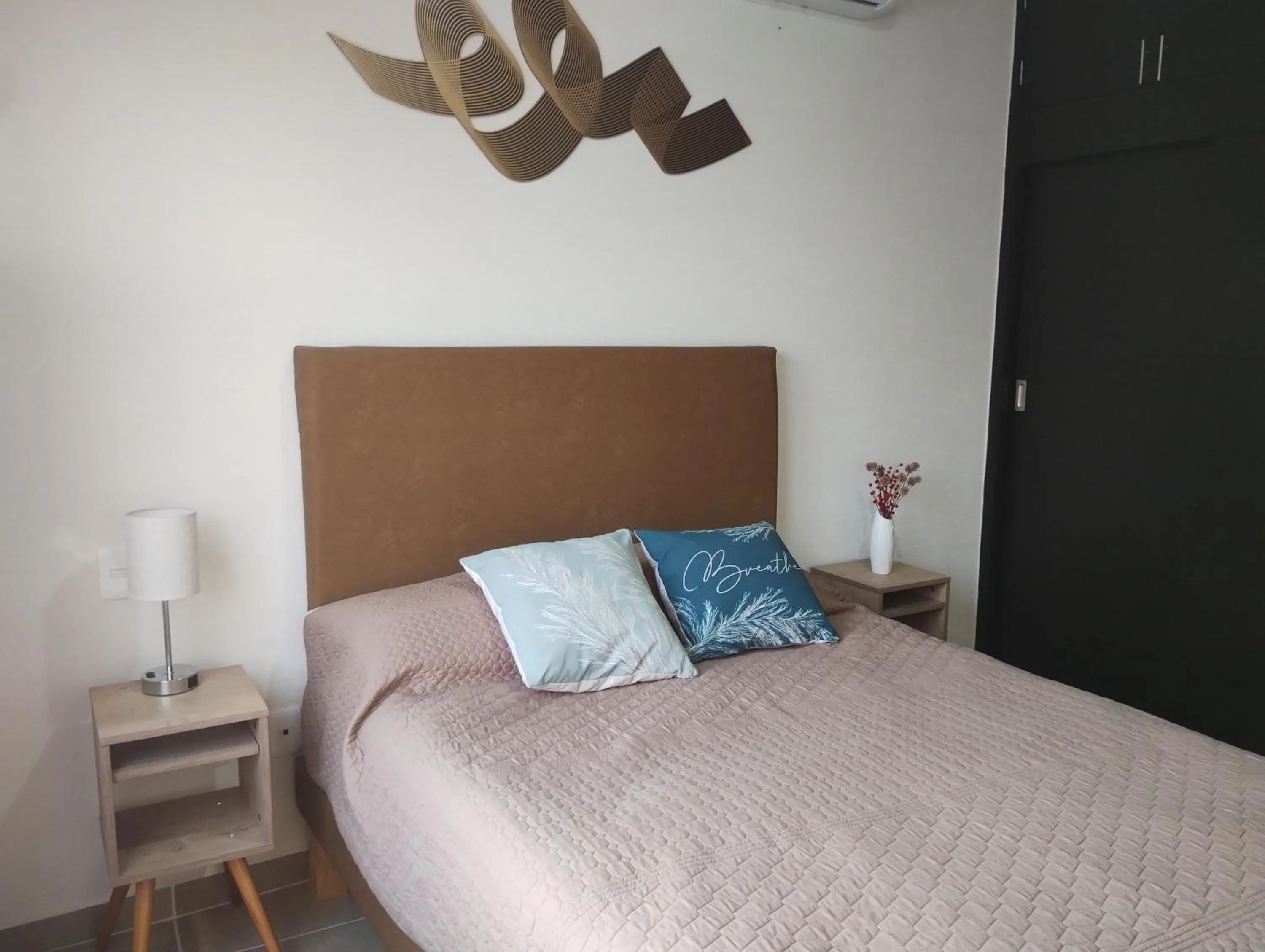 Bed in Departamento tres listones