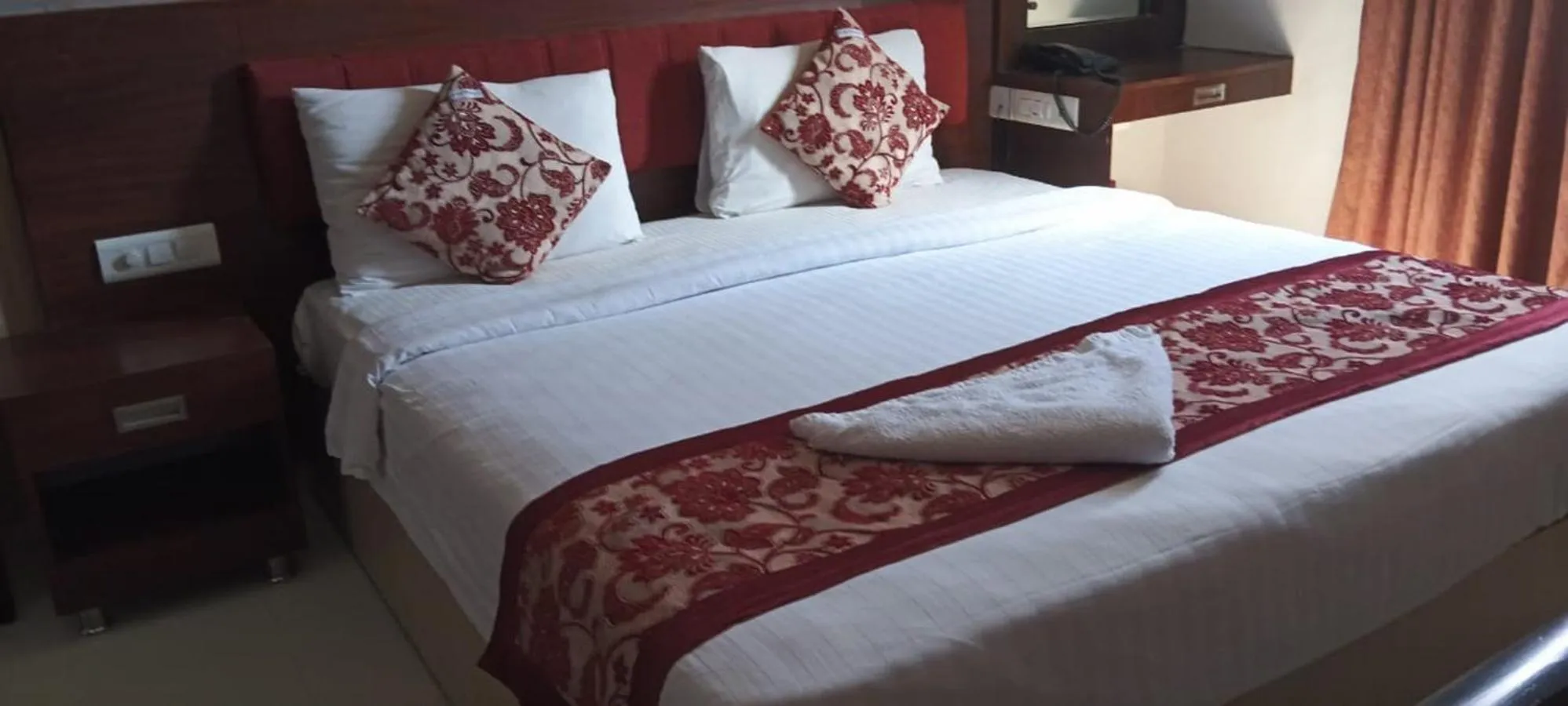 Bedroom, Bed in Amala's Residency