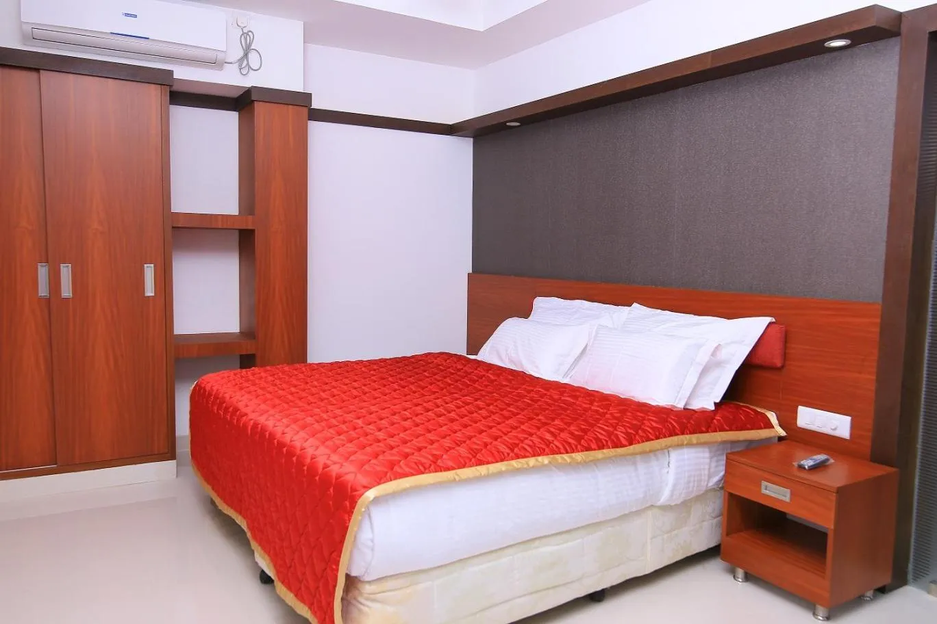 Bedroom, Bed in Amala's Residency
