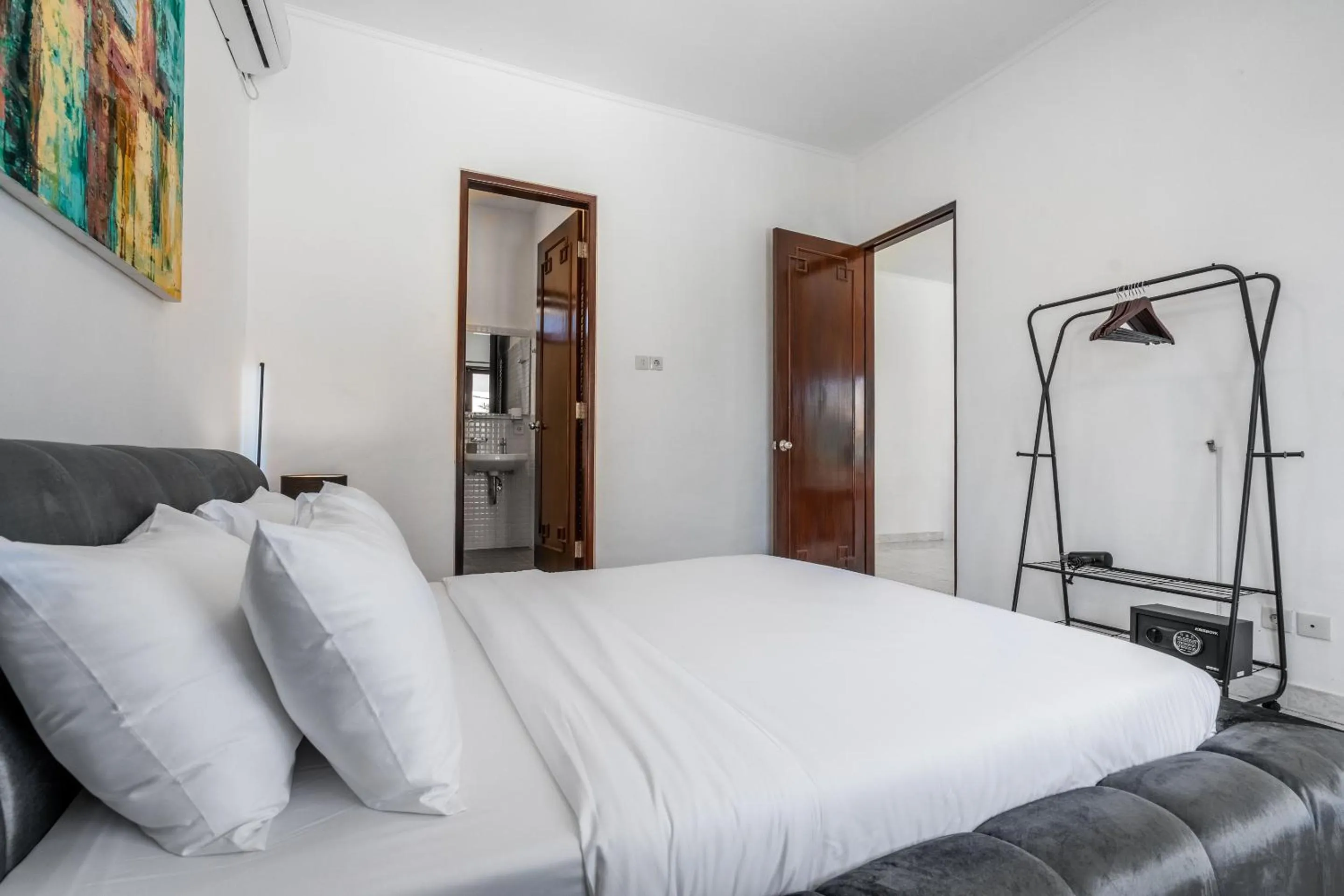 Bedroom, Bed in Villa Sky View - Seminyak