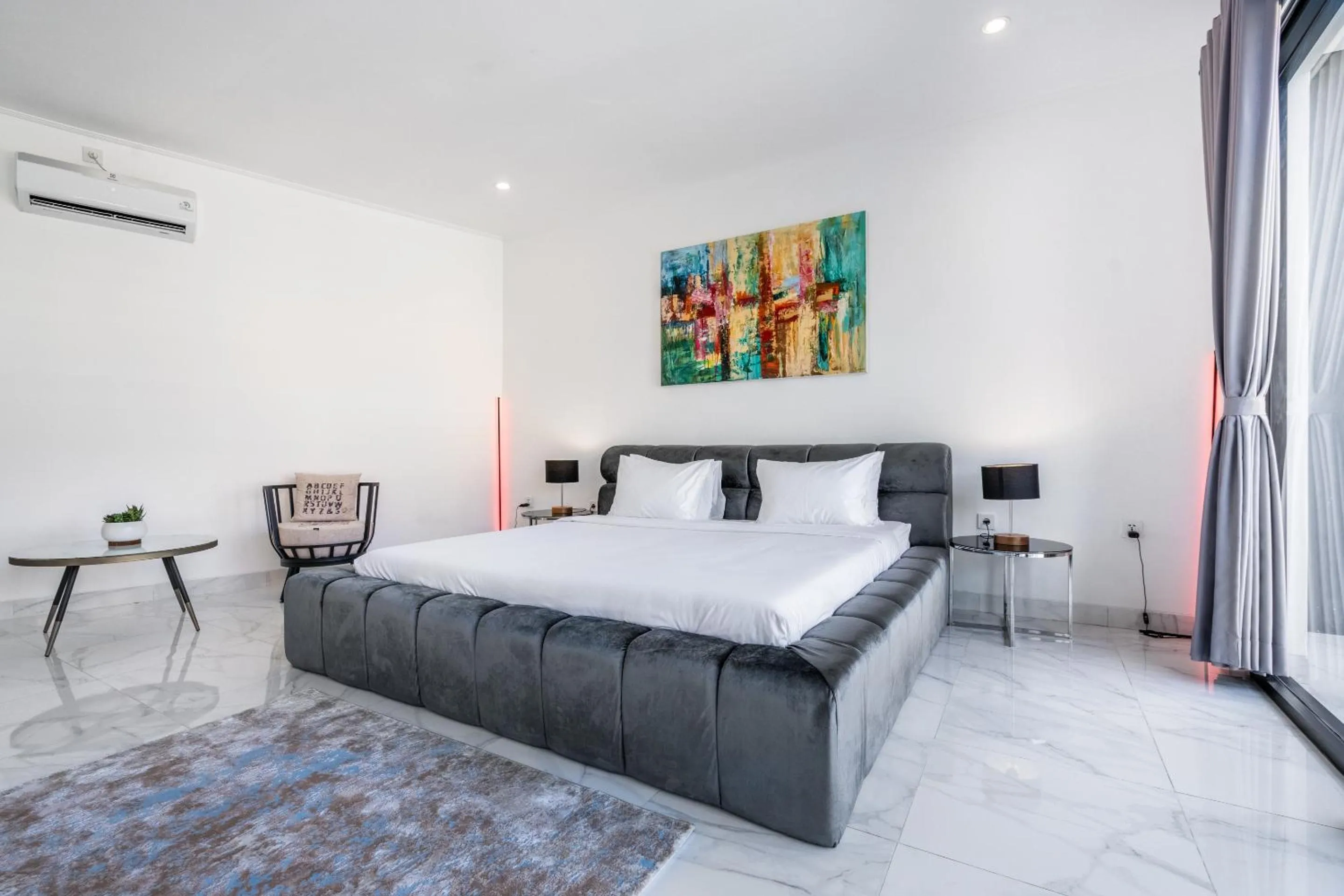 Bedroom, Bed in Villa Sky View - Seminyak