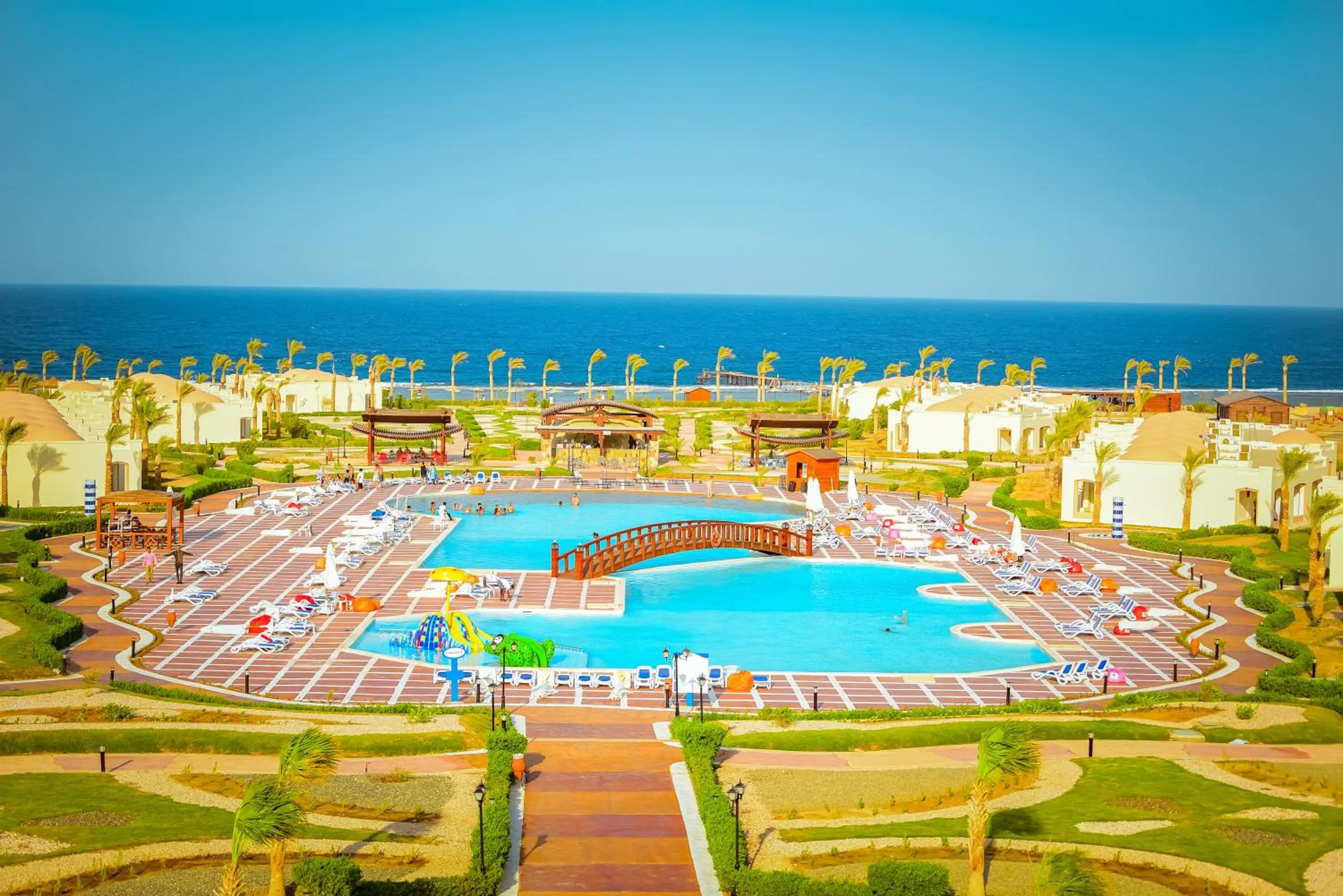 Bird's eye view in Amarina Queen Resort & Aqua Park Marsa Alam