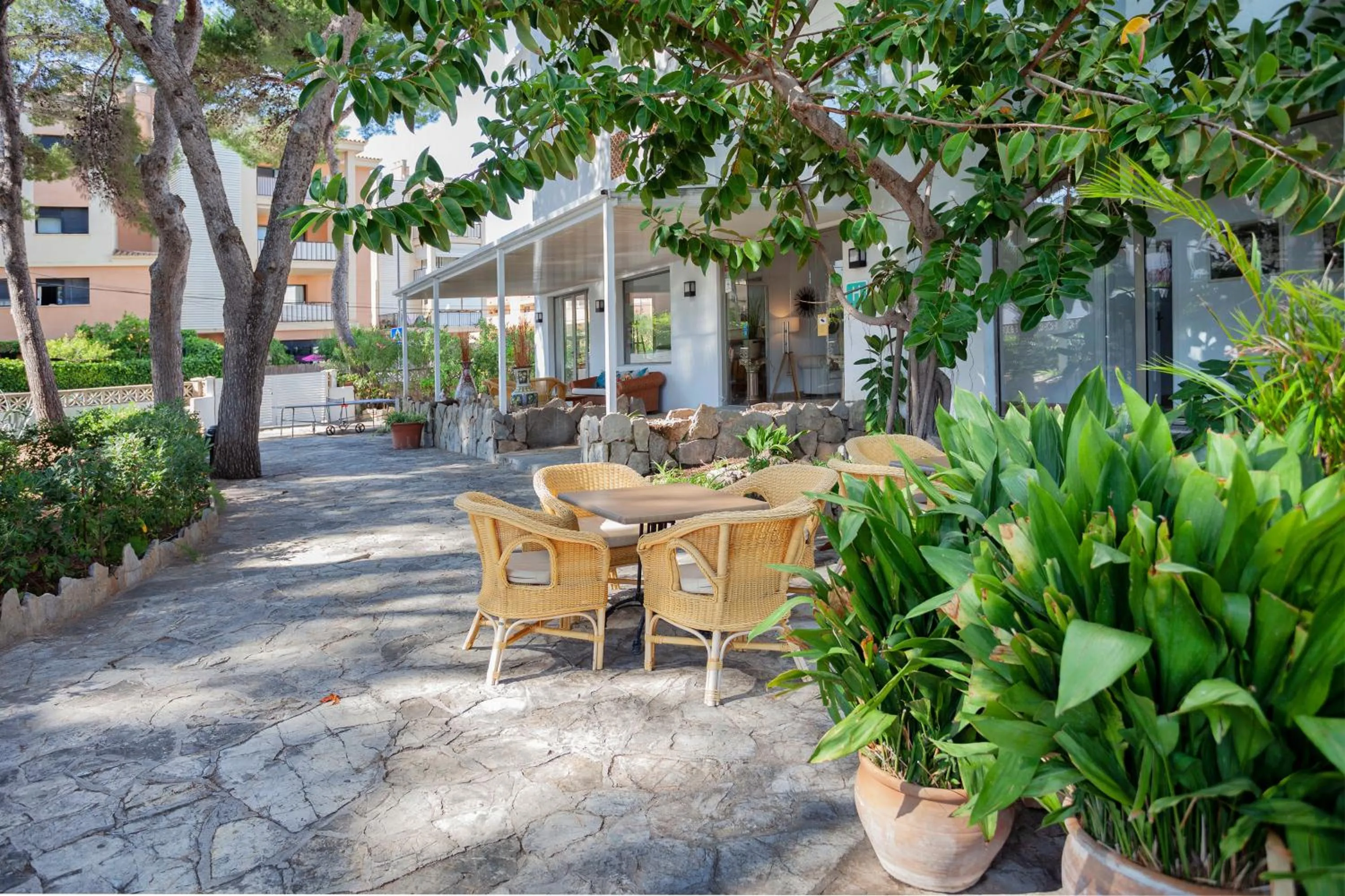 Garden in Petit Garden Hotel by Flacalco