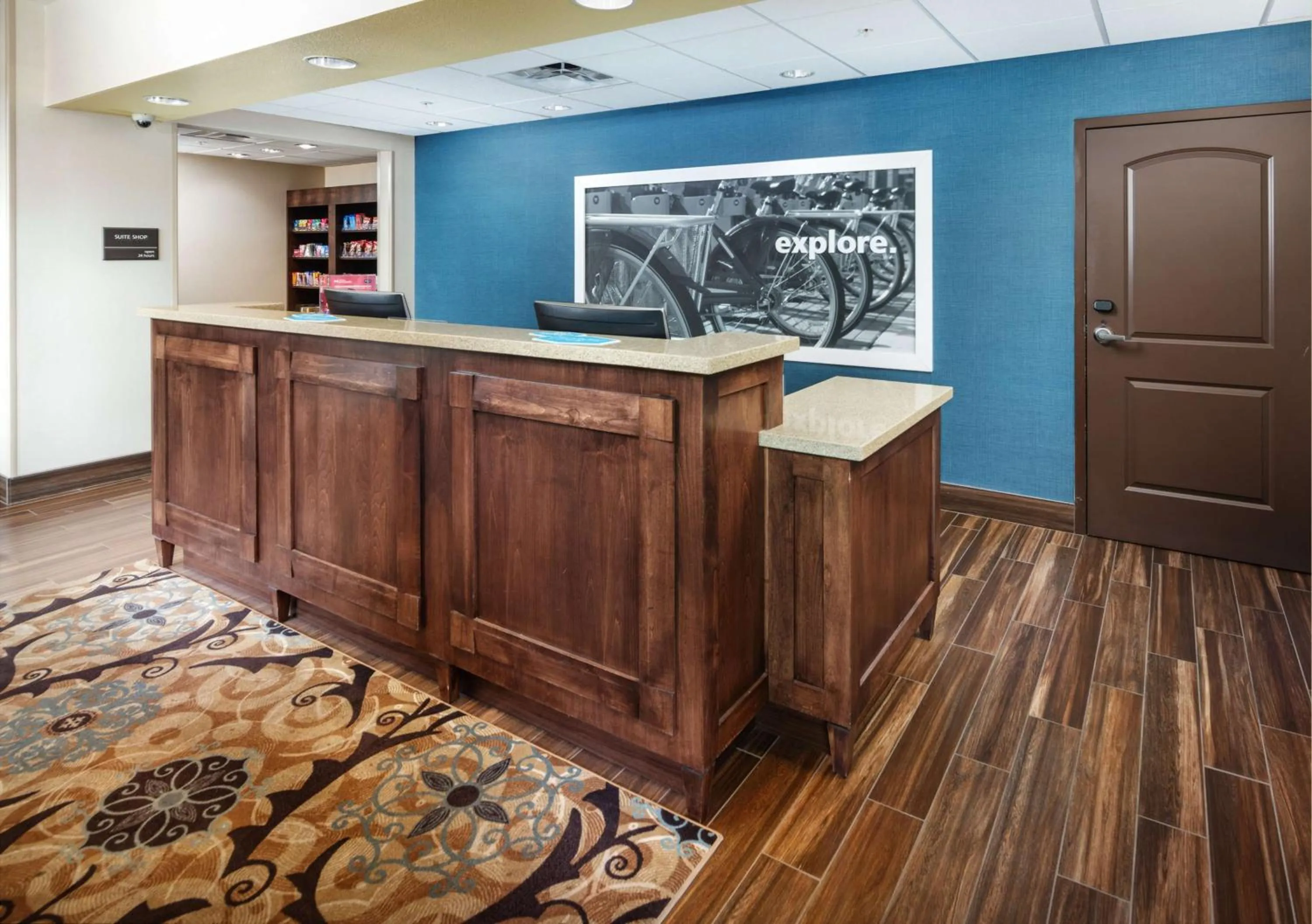 Lobby or reception in Hampton Inn & Suites Portland/Hillsboro-Evergreen Park