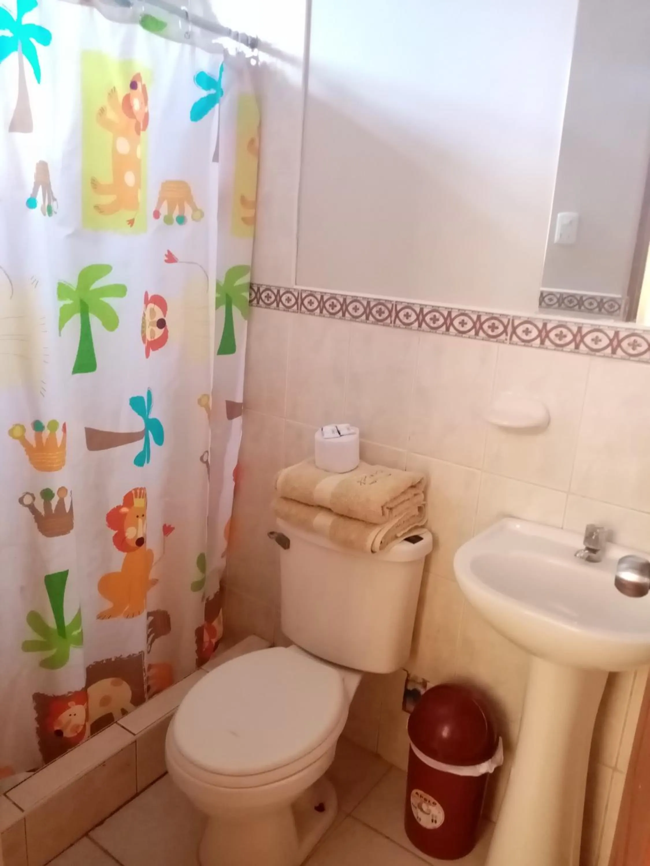 Bathroom in Hostal Huacachina Sunset