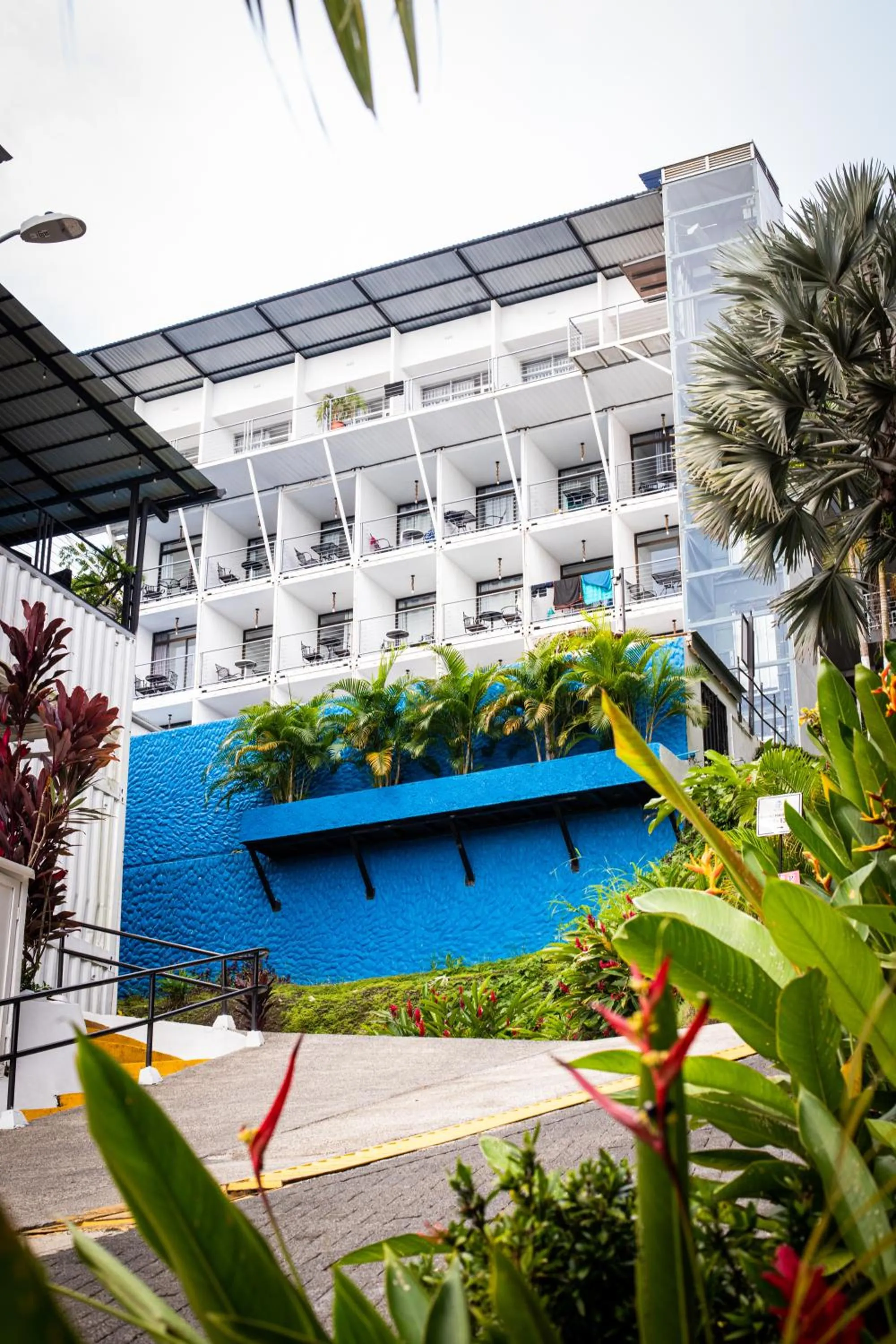 Property building in El Faro Containers Beach Hotel