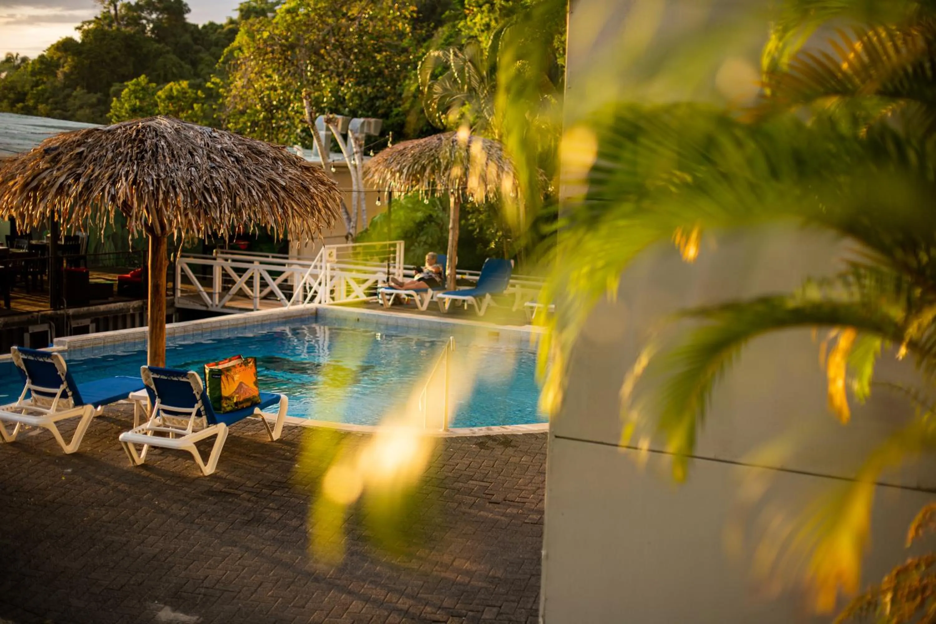 Swimming pool in El Faro Containers Beach Hotel