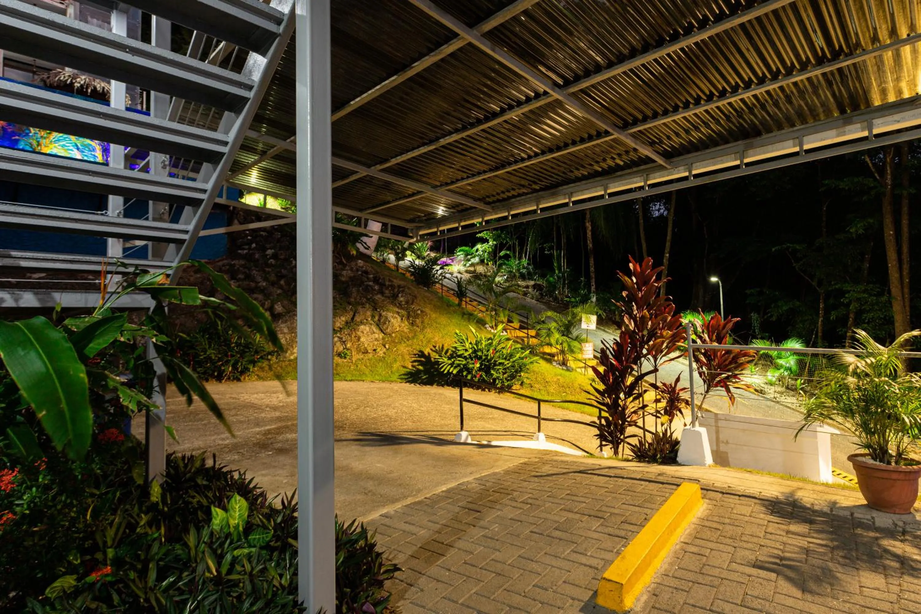 Property building in El Faro Containers Beach Hotel