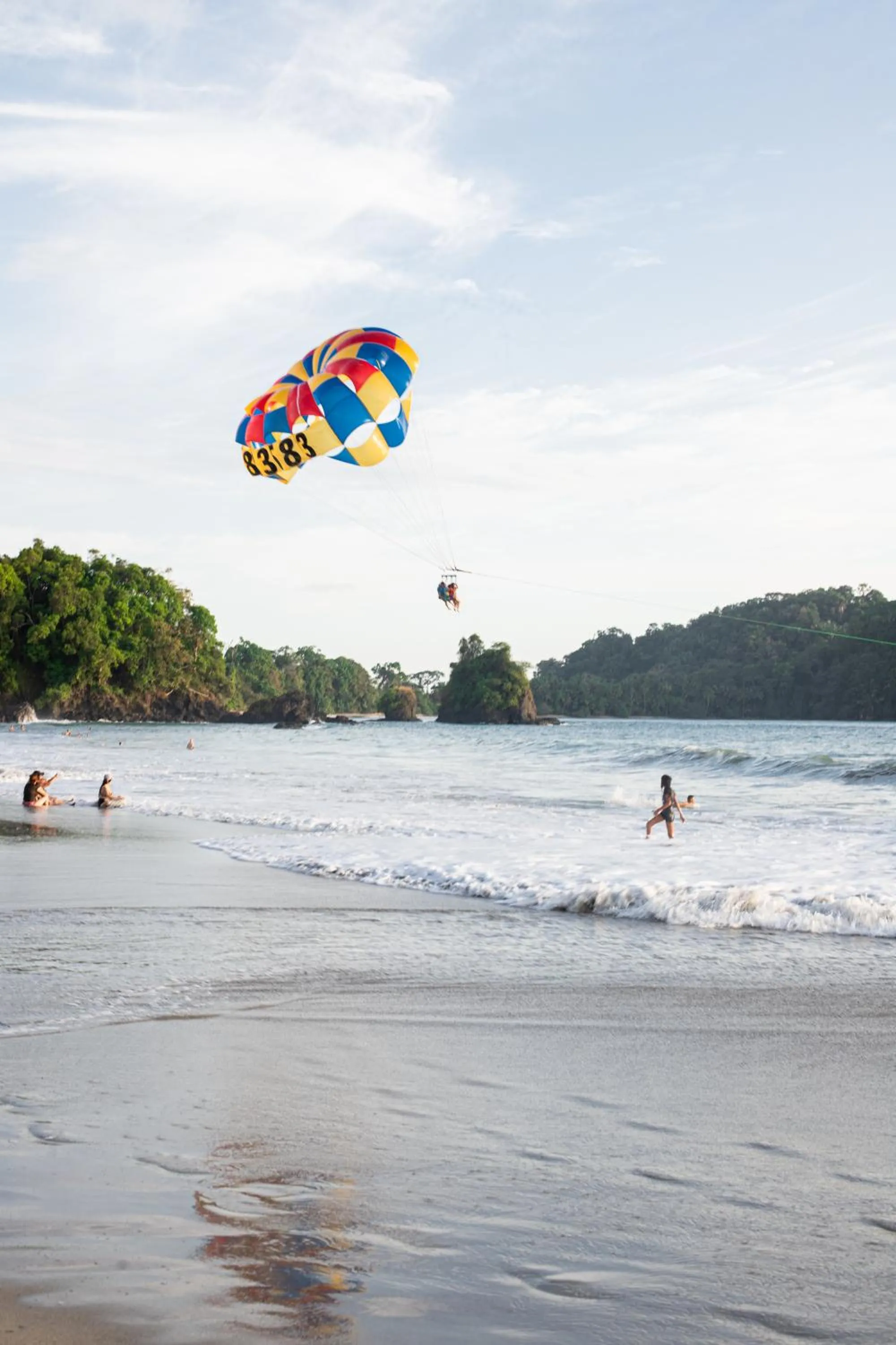 Beach in El Faro Containers Beach Hotel