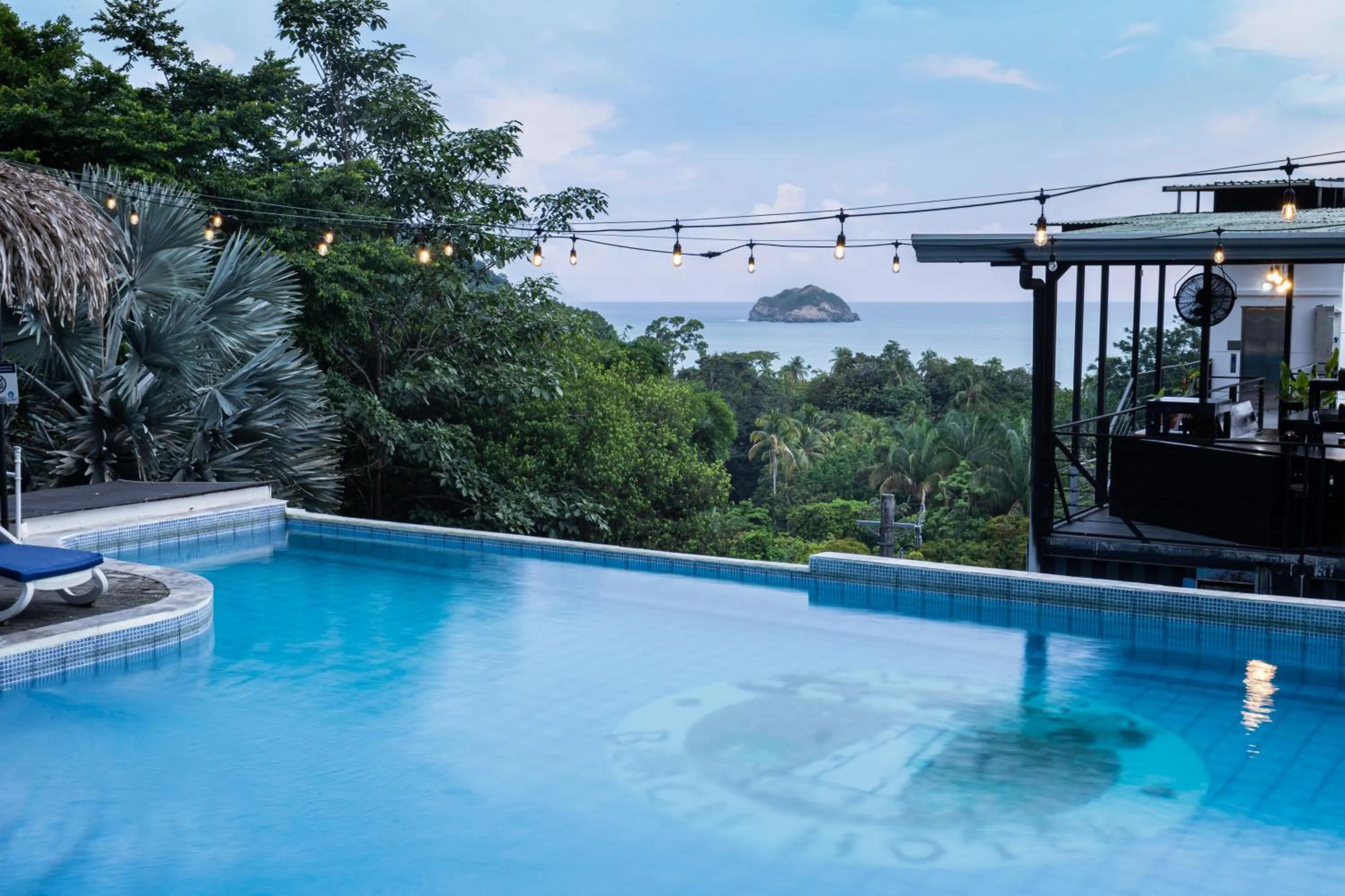 Swimming pool in El Faro Containers Beach Hotel