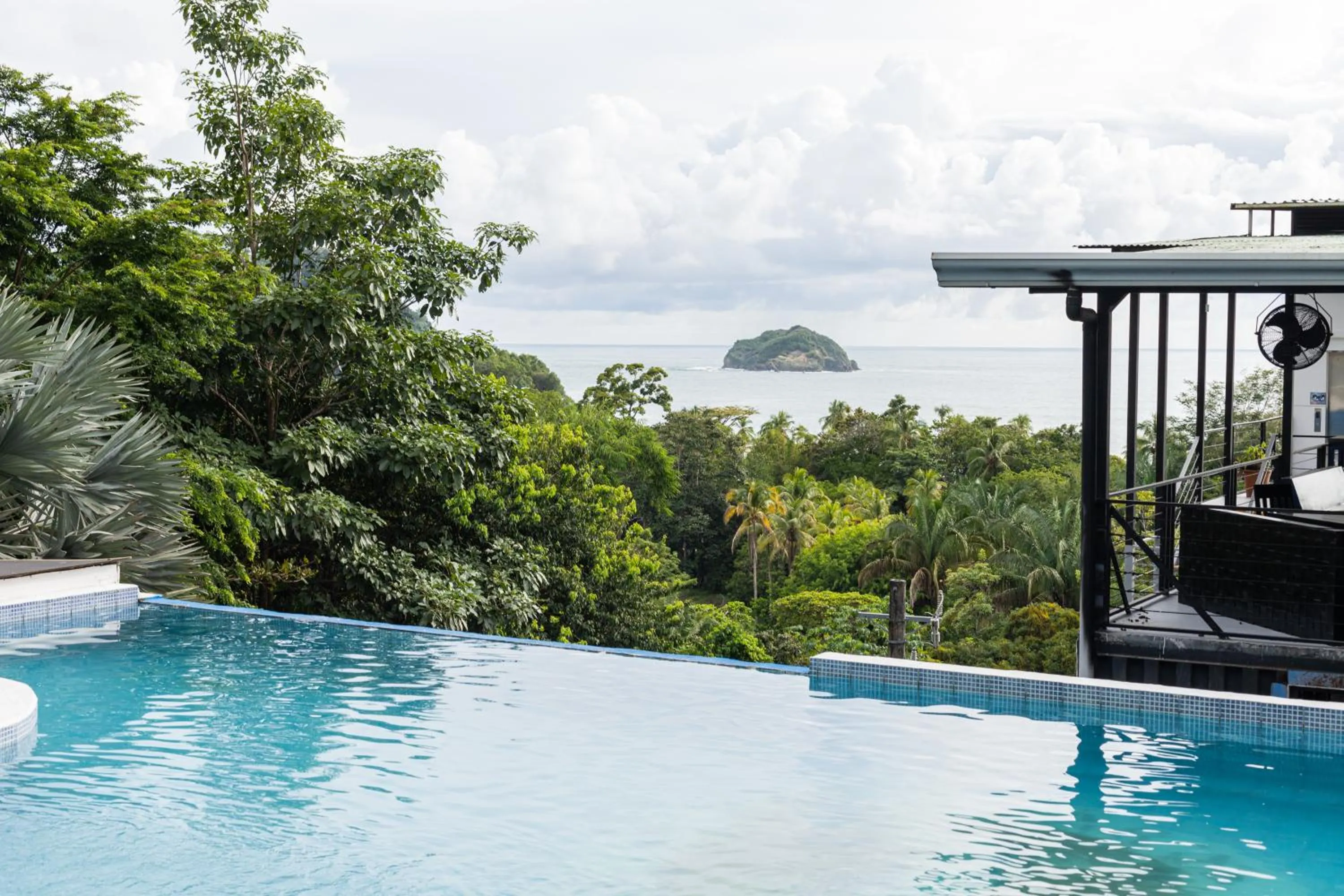 Swimming pool in El Faro Containers Beach Hotel